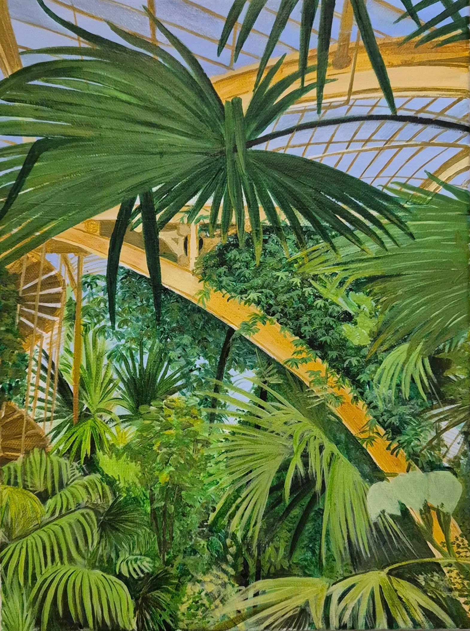 Kew Palm House
30cm x 40cm
Acrylic on Canvas