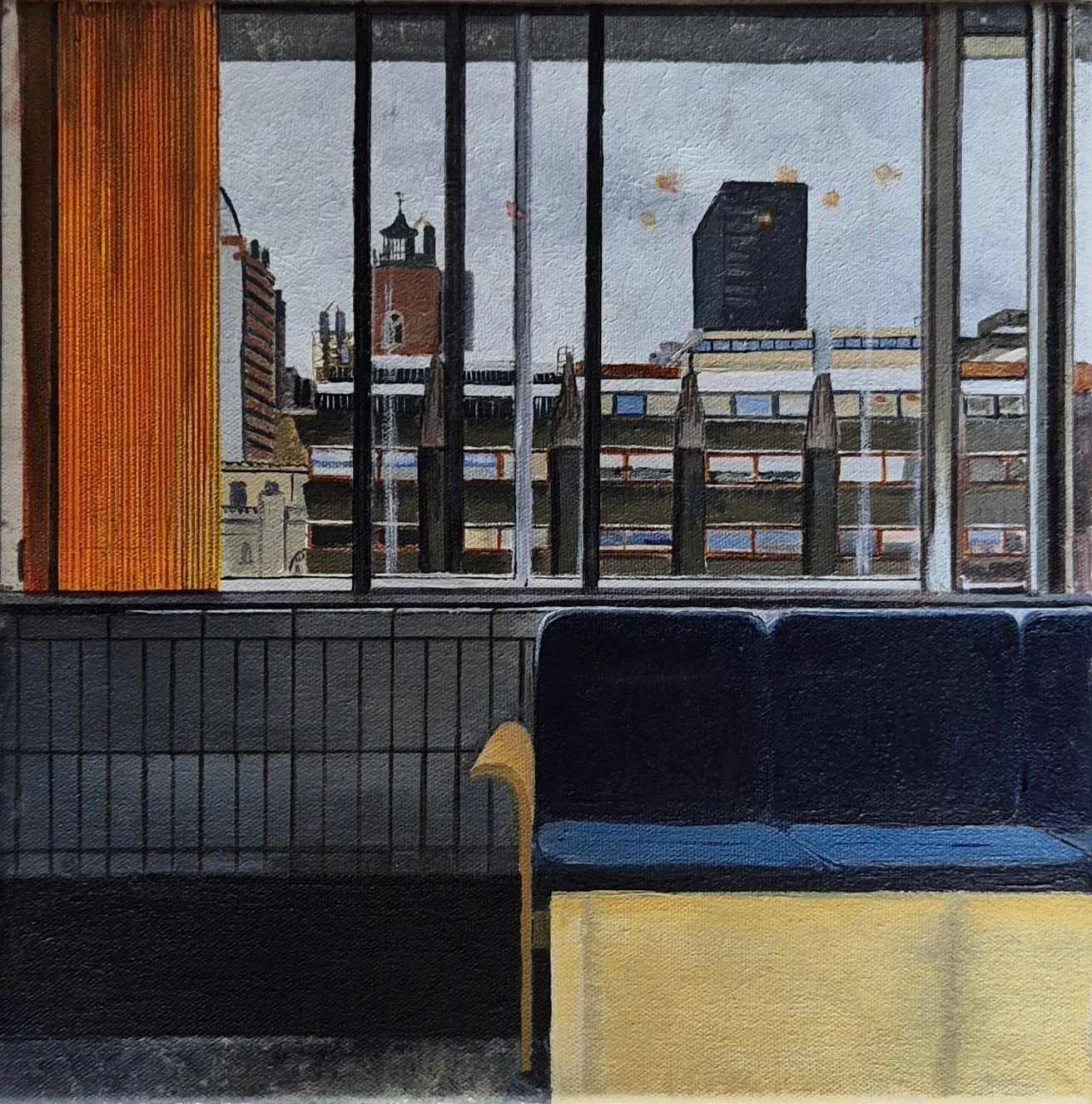 Barbican Library
30cm x 30cm
Acrylic on Canvas