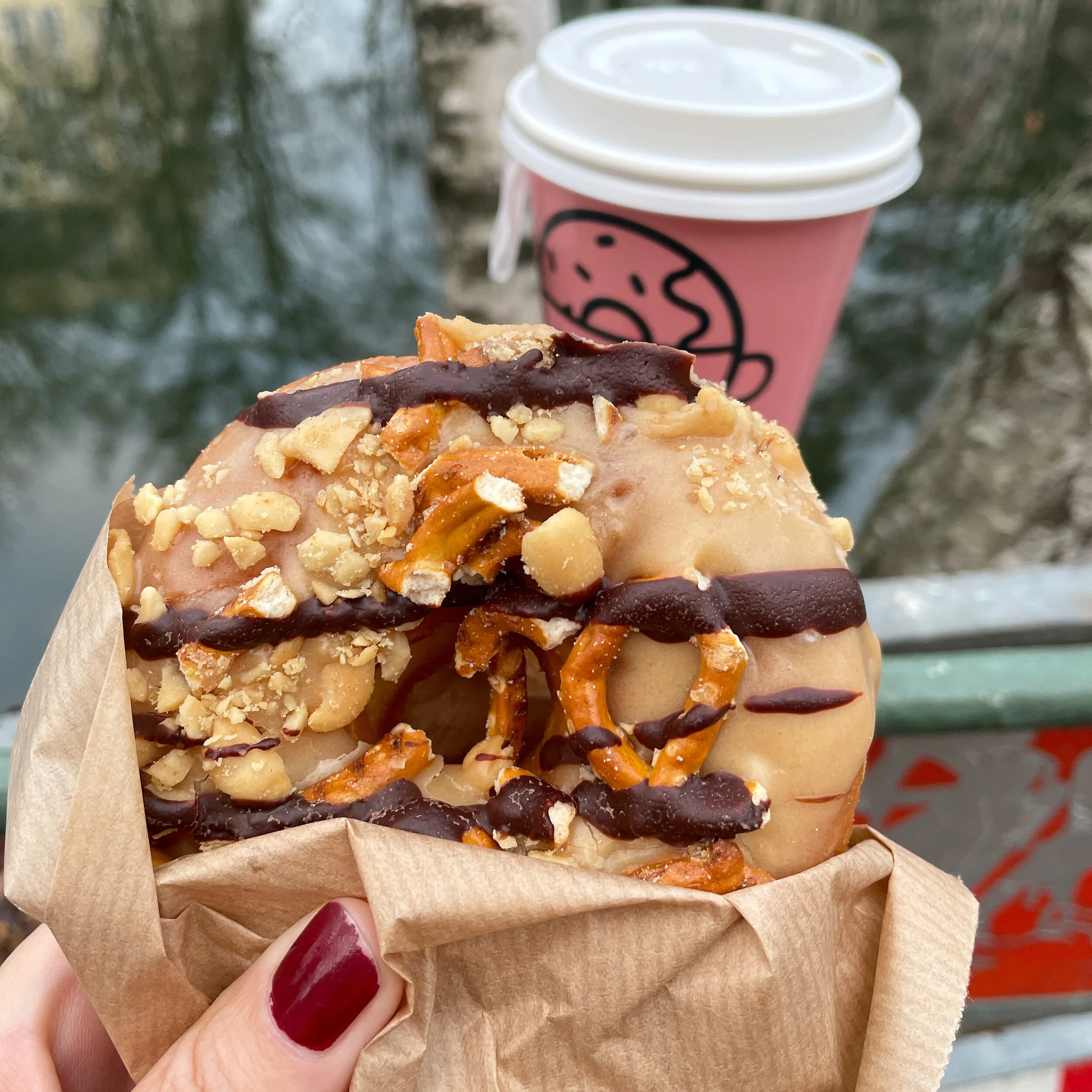 There’s a hole in the middle. 