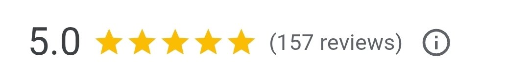 Excellent customer ratings show 5.0 stars based on 157 reviews.