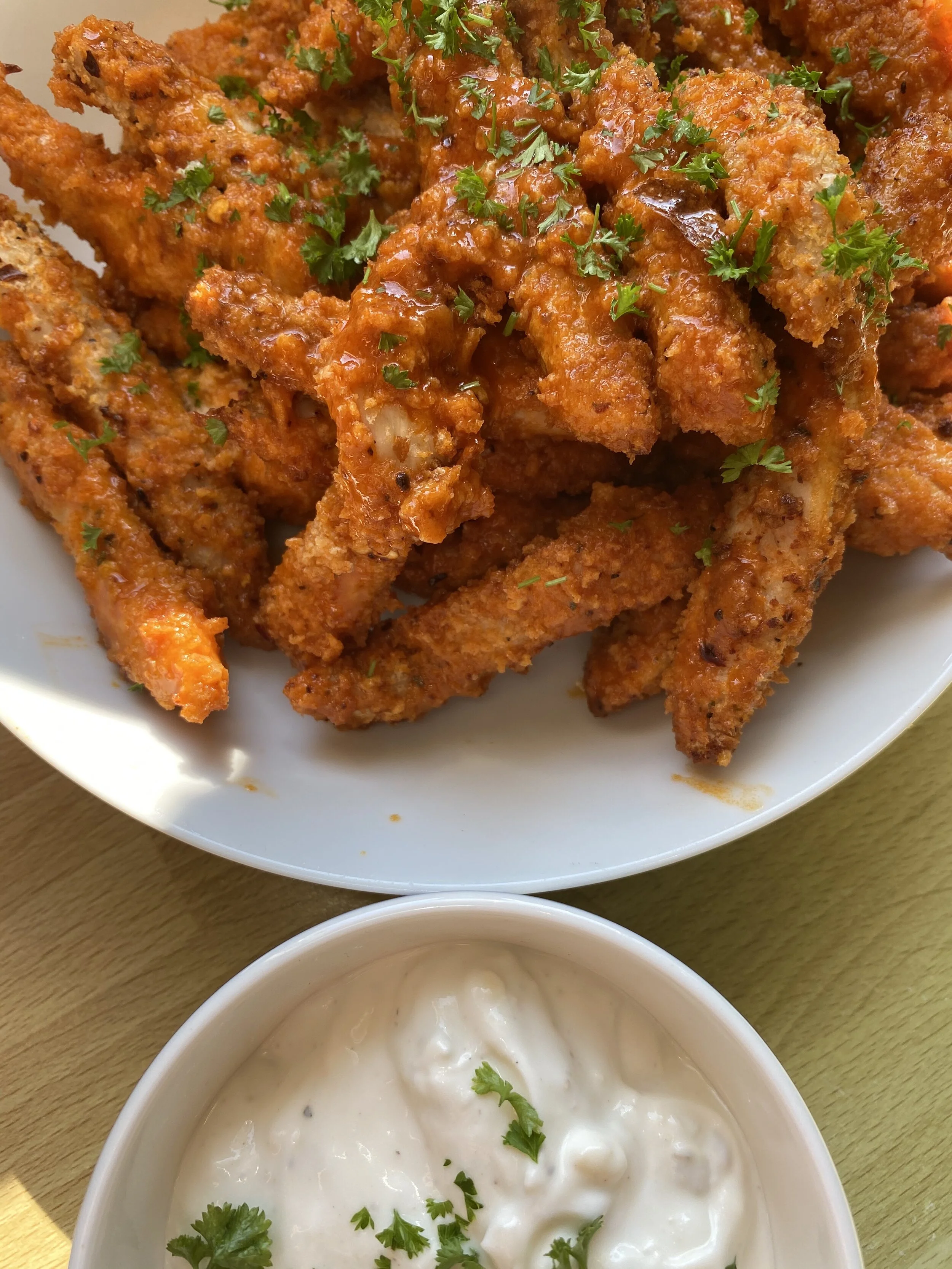 Buffalo Tenders with Blue Cheese Dip