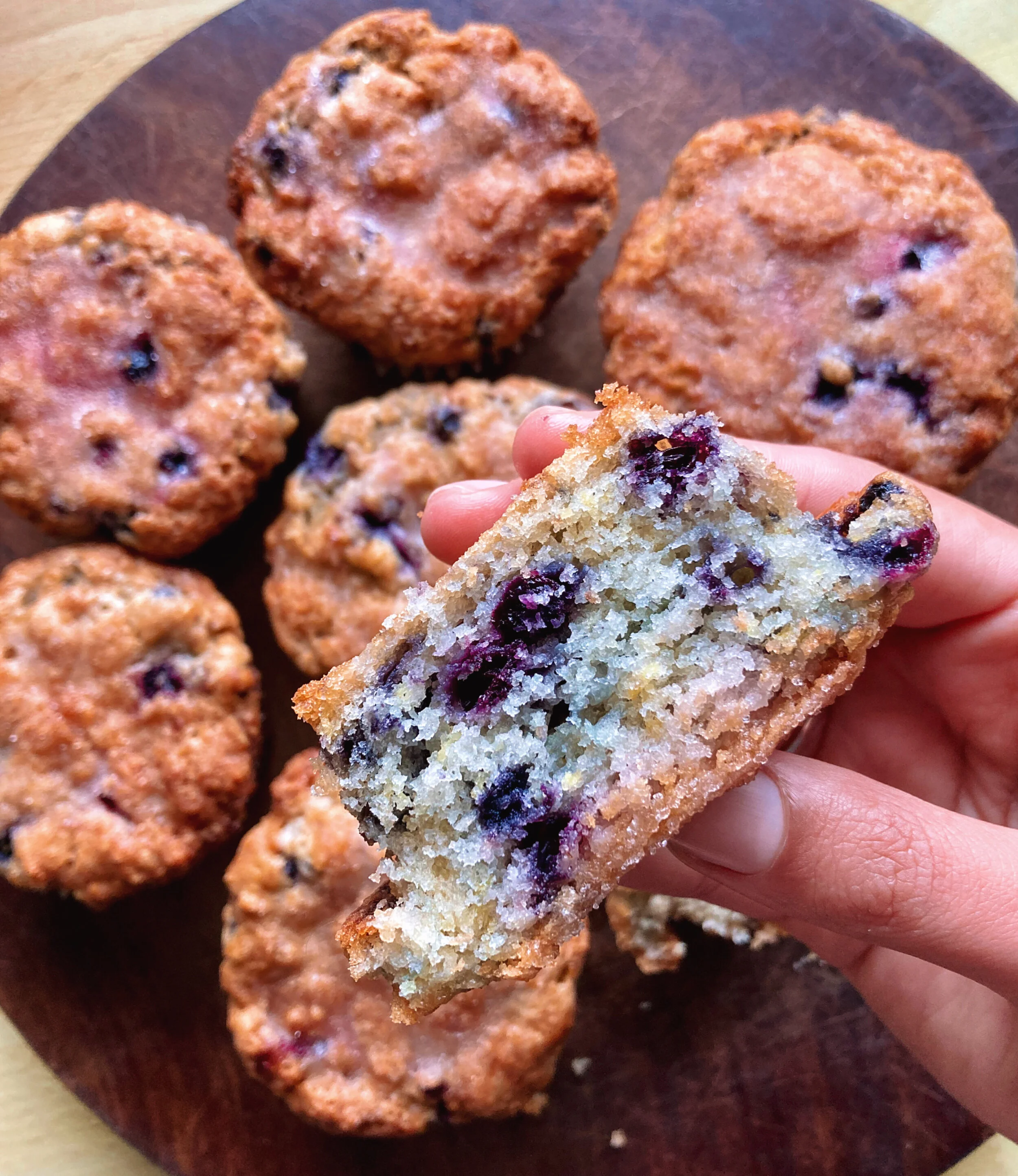 Lemon &amp; Blueberry Muffins