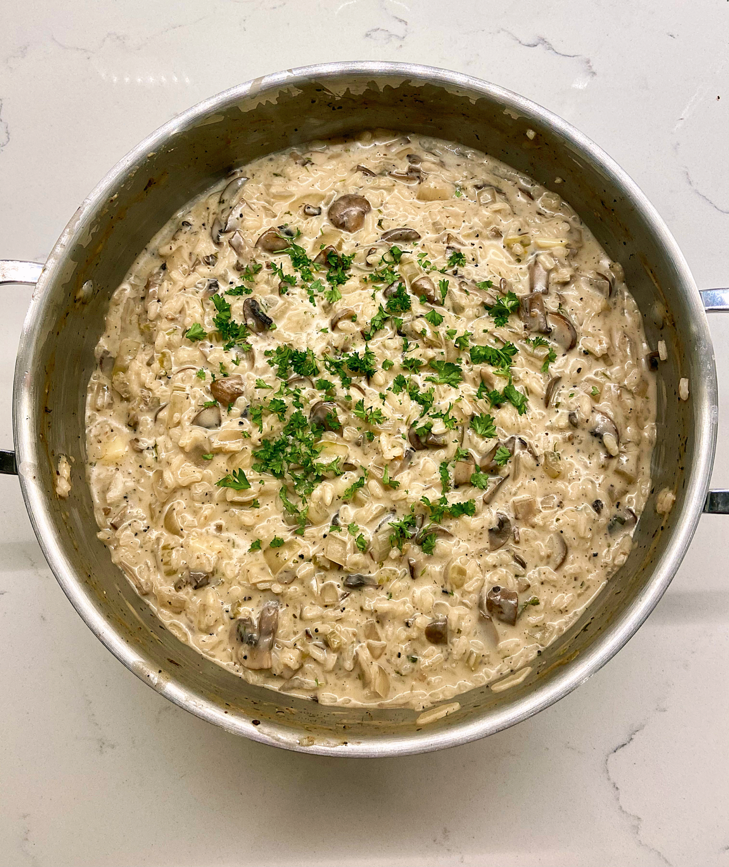 Creamy Mushroom Risotto