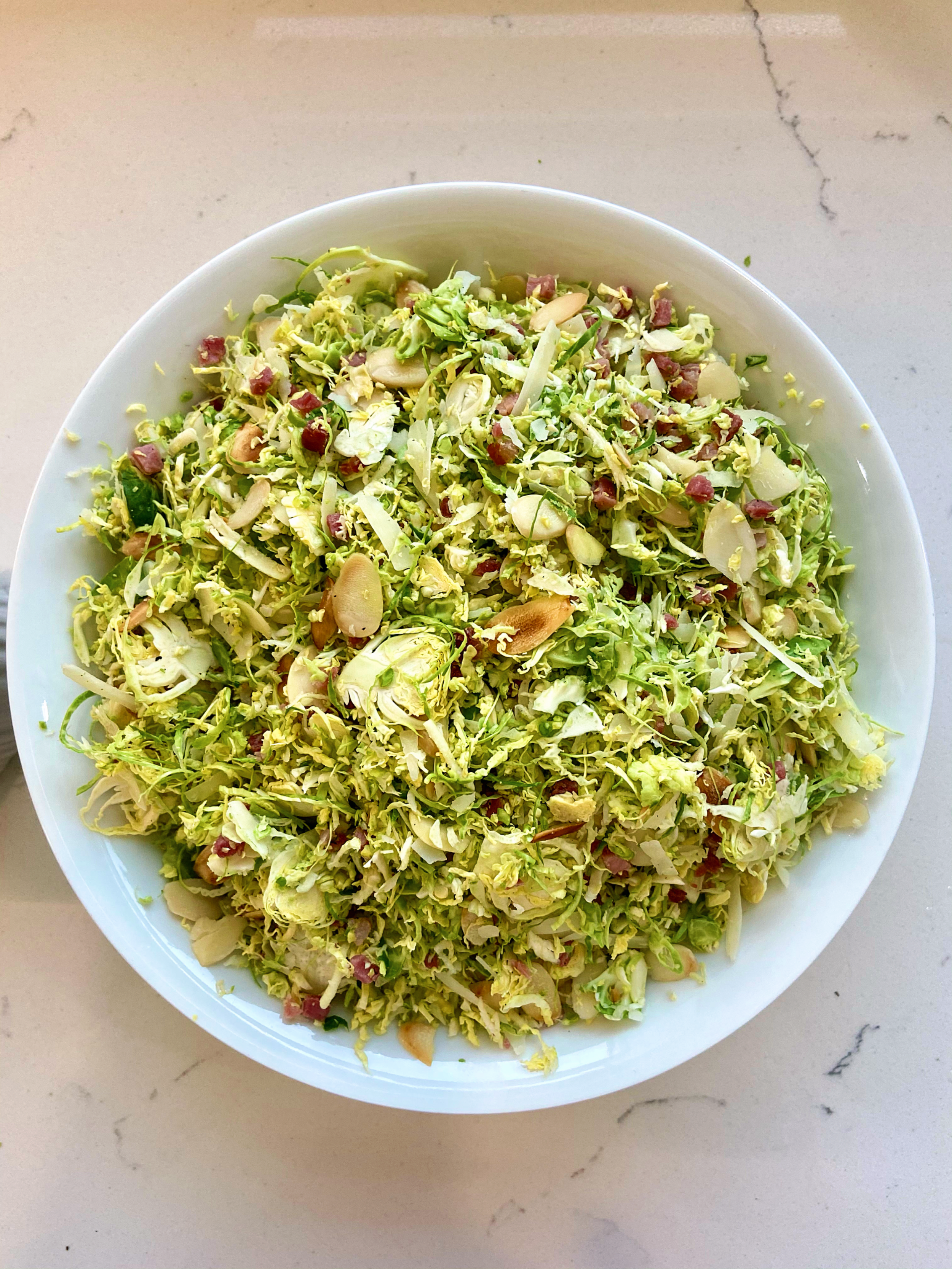Don’t click out of this recipe just because the word “Brussels Sprout” is in it. This is a recipe that a restaurant I used to work in, in Toronto, had on their menu, the “cavoletti salad”. Before I left, I asked one of the chefs how to make it and t…