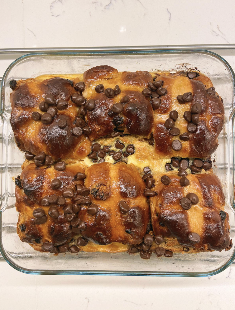 Nutella Bread & butter pudding