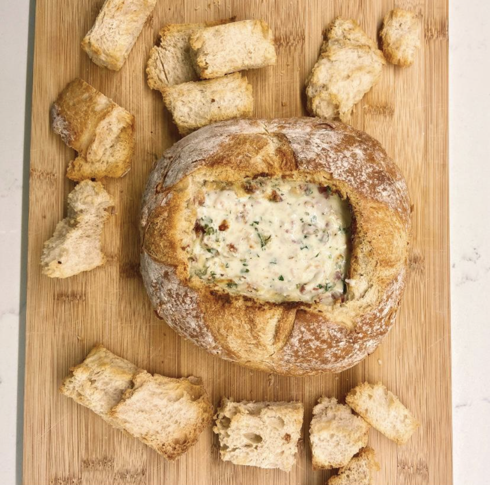 Bacon &amp; Cheese Bread Bowl