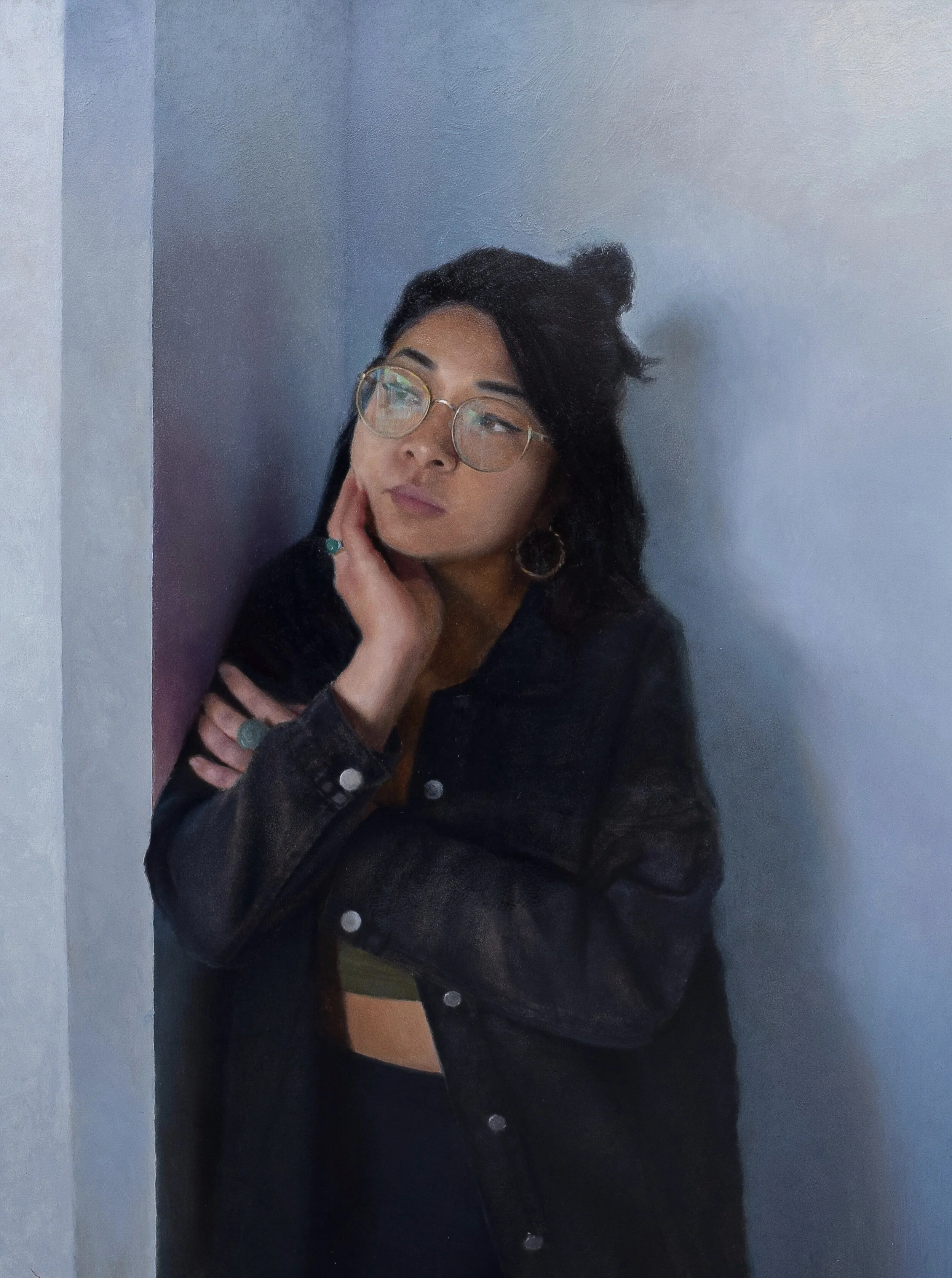 "Uncertainty" 2020 - 24 x 18, oil on panel