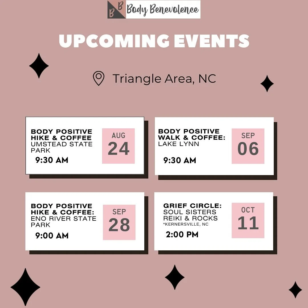 Sharing some upcoming events! ✨
Check out my MeetUp page (link in bio) for full details and sign-ups for the hikes &mdash; I&rsquo;d love for you to join me in exploring, moving, and connecting in nature.
Sign-ups for the Grief Circle are available t