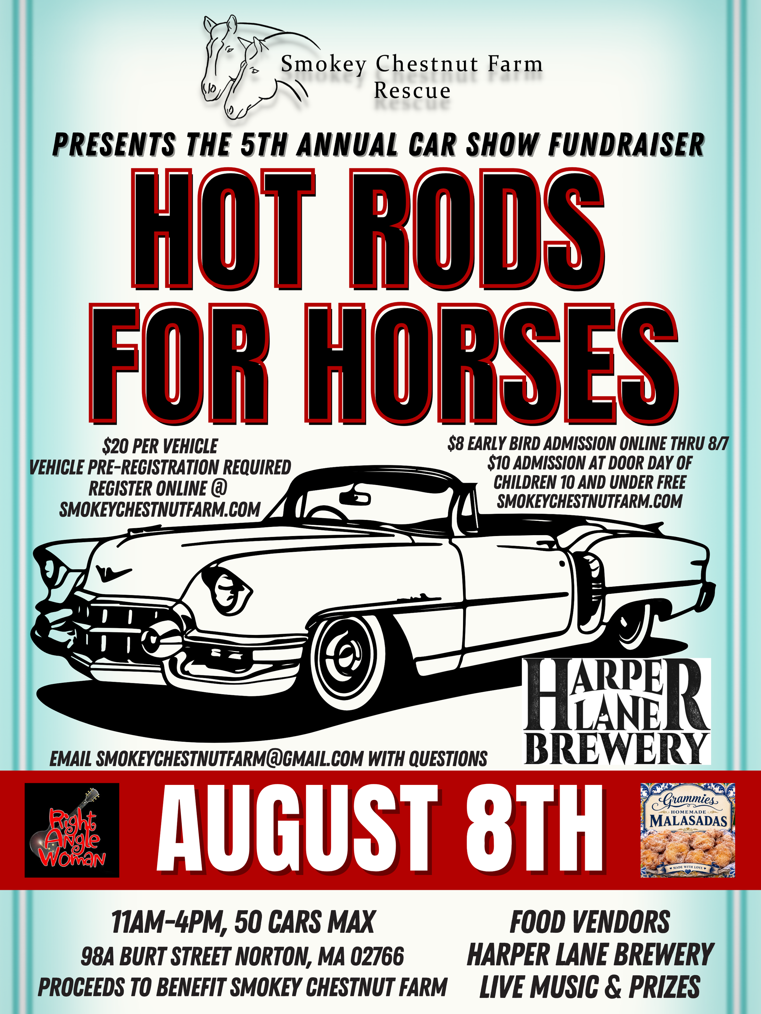 SCF's 5th Annual Car Show VEHICLE REGISTRATION DONATION