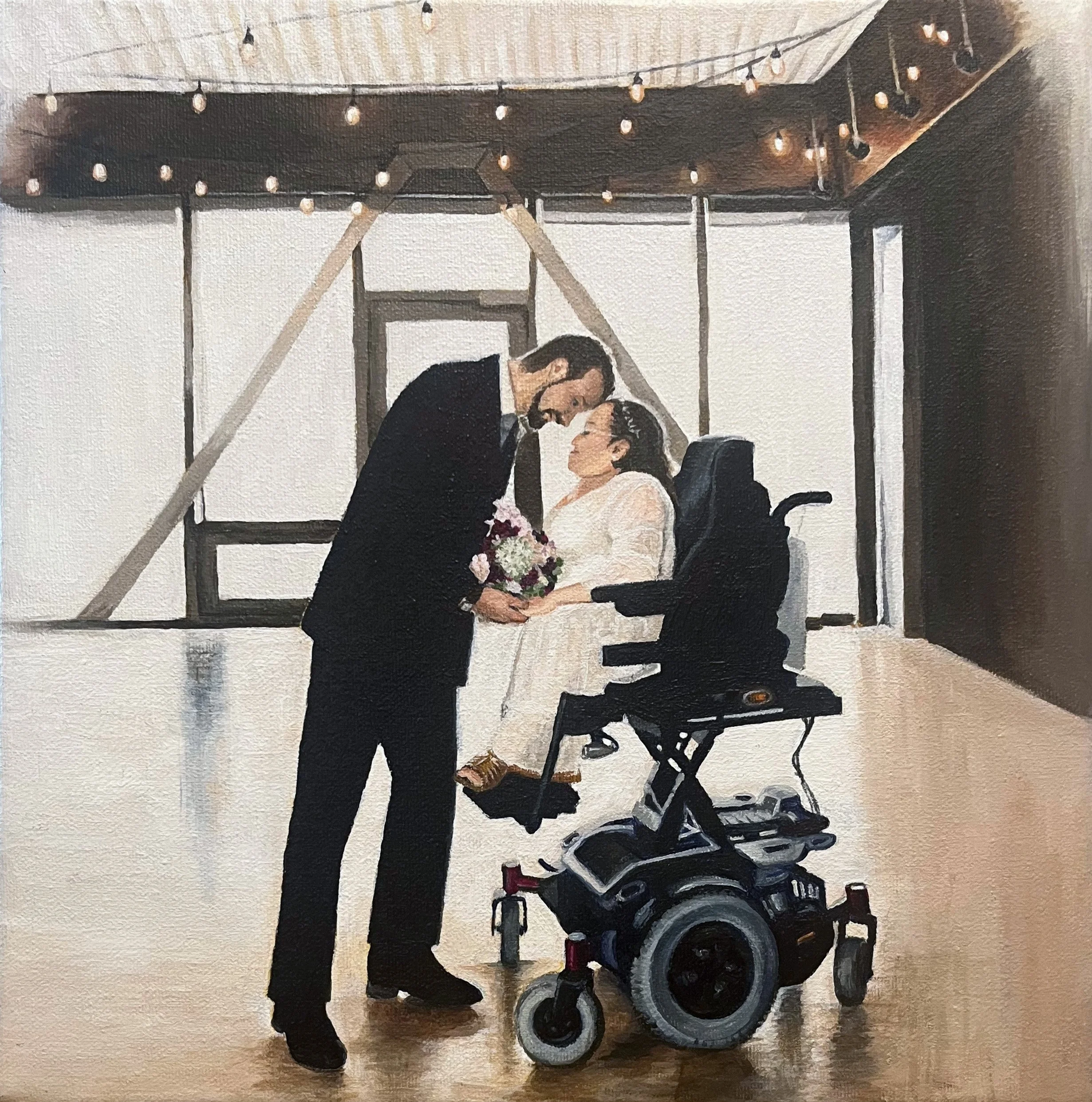 "Rising Together," acrylic on canvas 