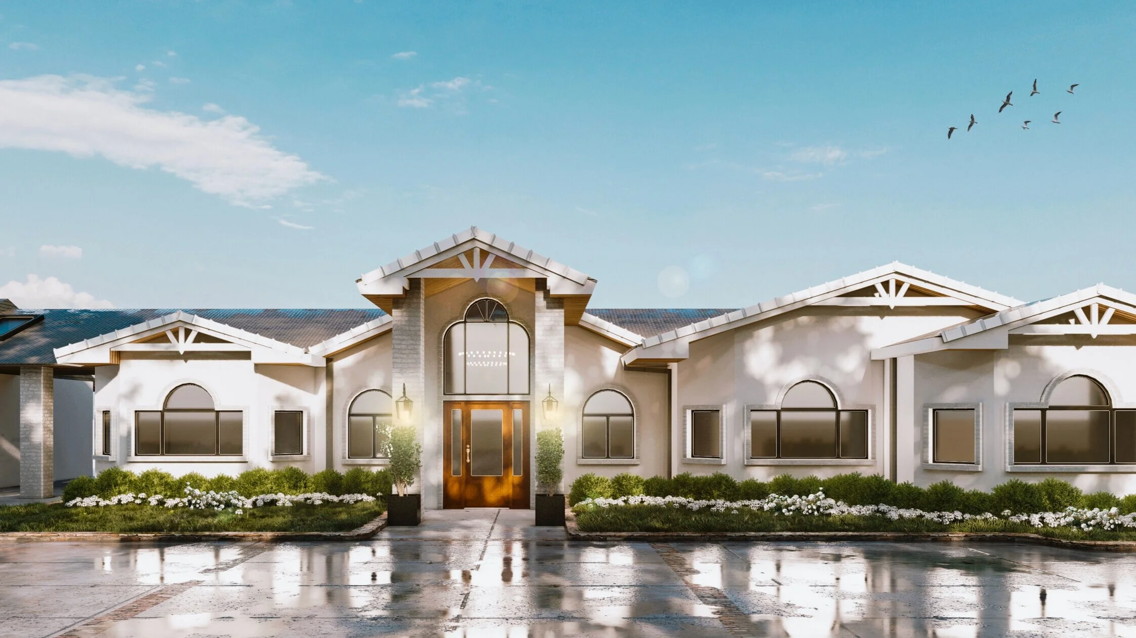 Work in Progress. The Modern French Country Ranch House in the