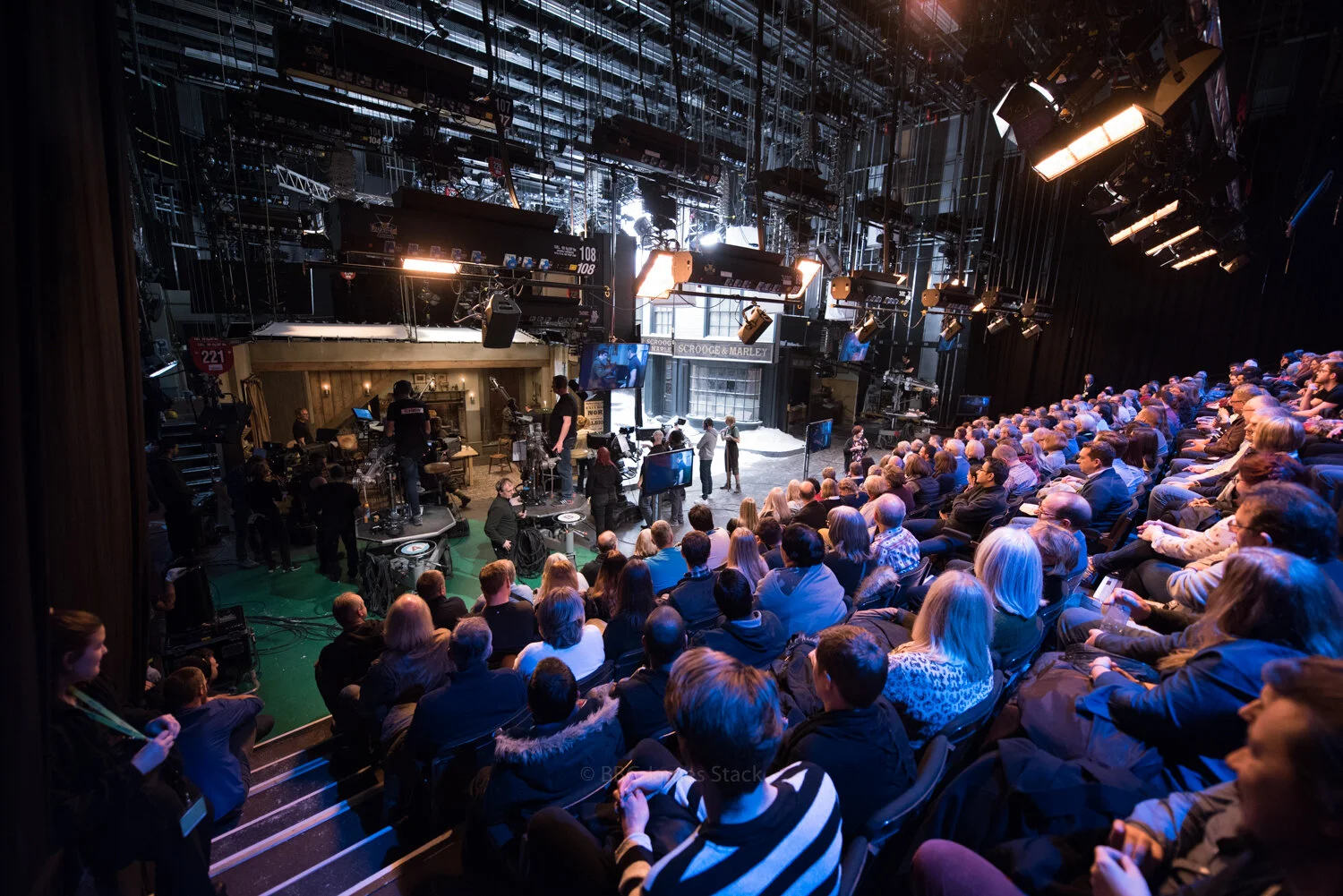 Scrooged - BBC - James Stack tv unit stills photographer