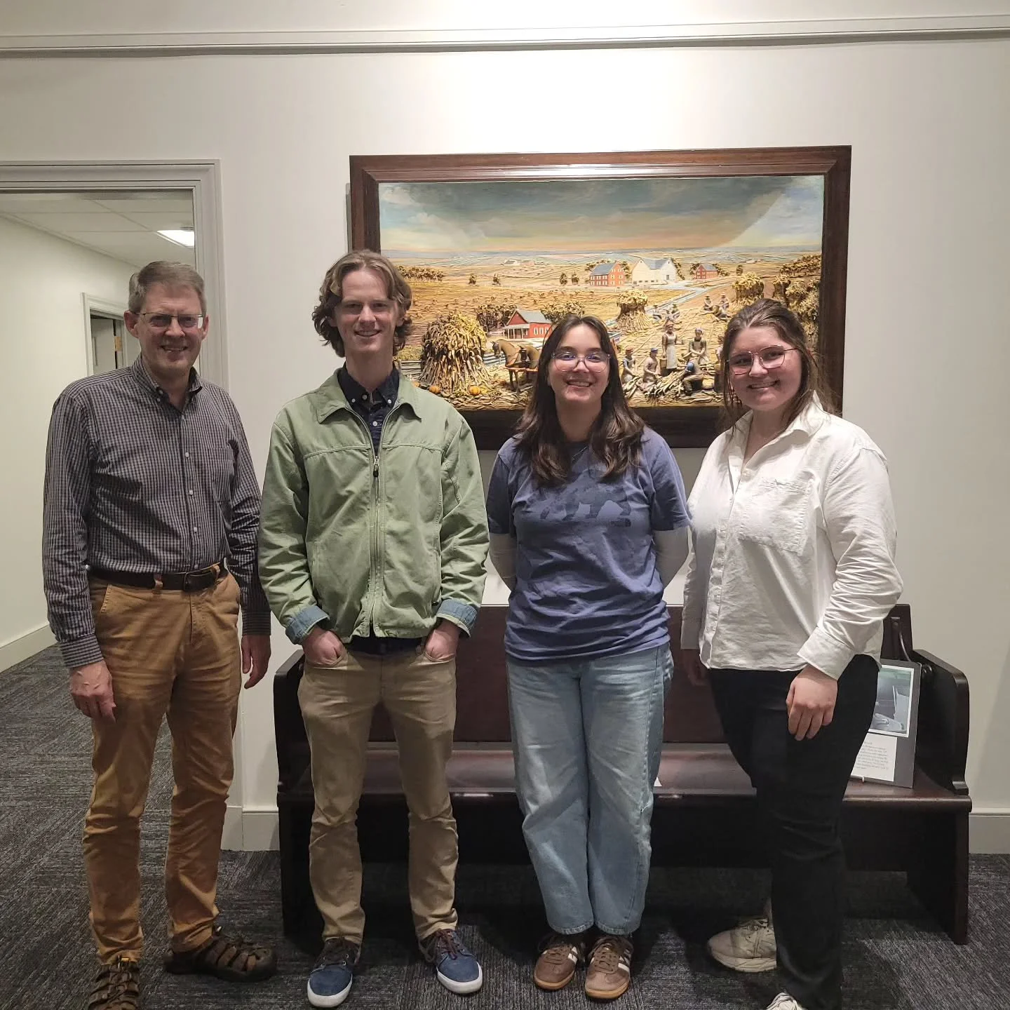 For seminar today we went to the Young Center for Anabaptist and Pietist Studies at Elizabethtown College to talk with Steve Nolt and Eleazar Tetteh Larweh (not pictured here due to joining virtually). Steve shared about the history of Anabapitism in