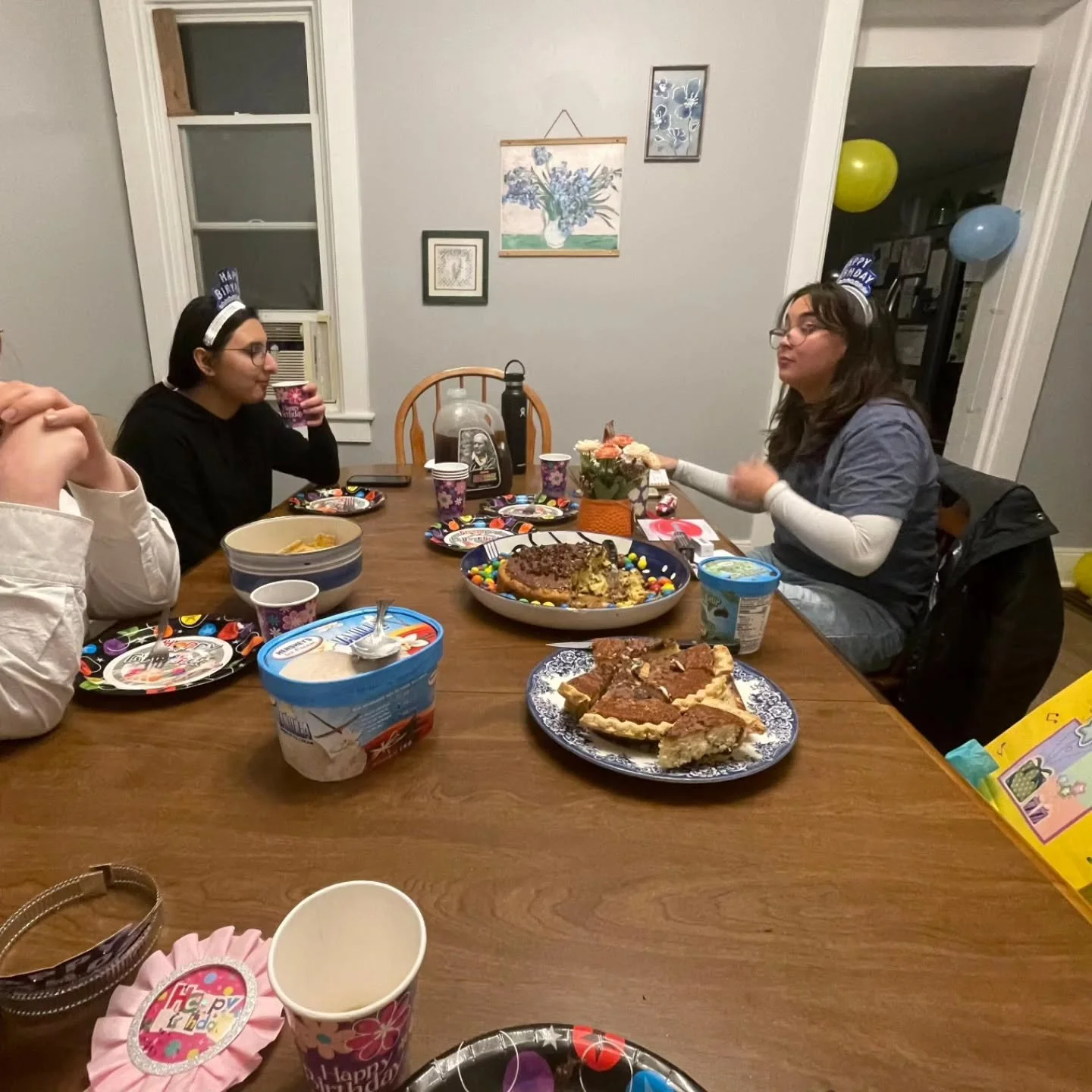 Celebrating Gabi's birthday with a surprise party and dancing last weekend!