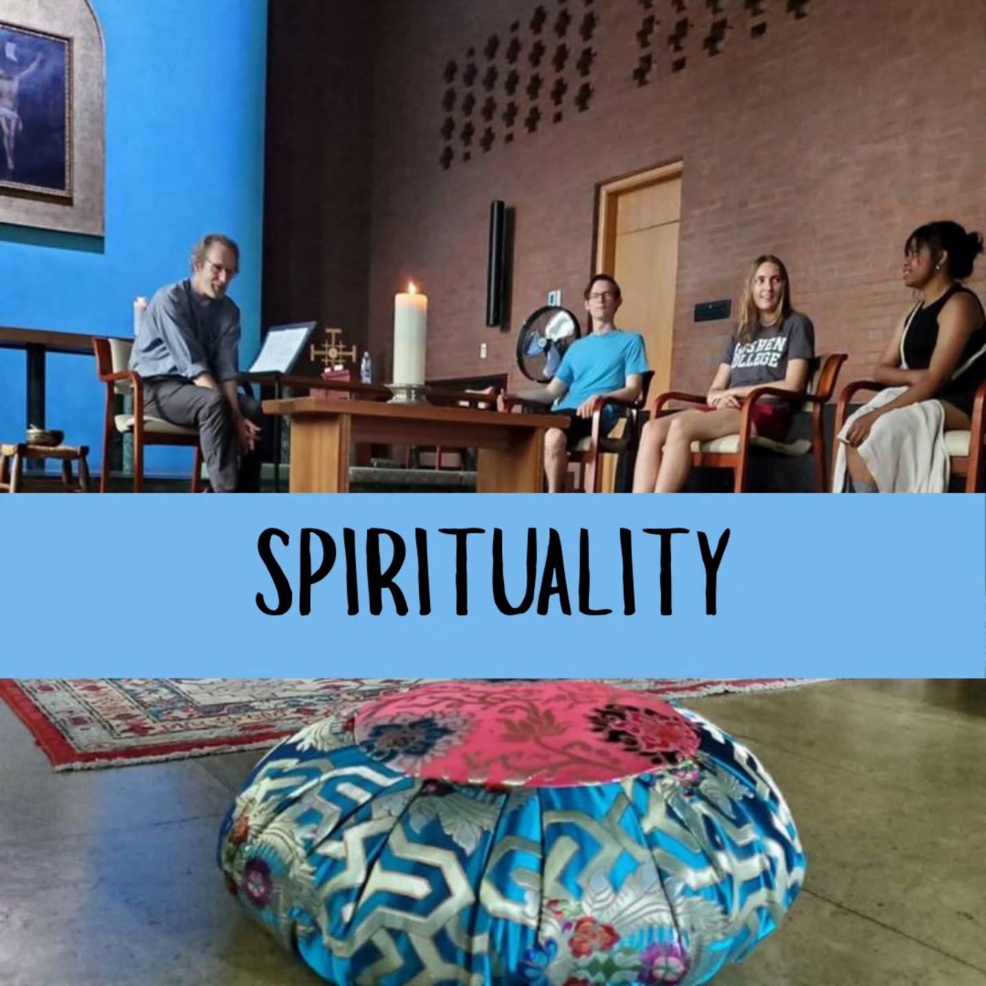 The three main areas The Shalom Project focuses on are service, spirituality, and community. What do those things mean to us? 

When we talk about spirituality, we think about growing in love of God, neighbor, and self. Our program is grounded in an 