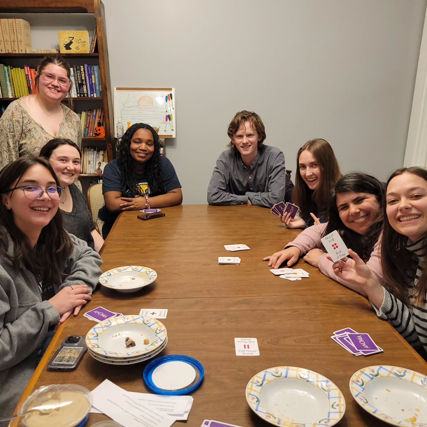 For seminar this week, we had some alumni over to have discussion about our experiences in community, Lancaster, and The Shalom Project, and to play games, hang out, and get to know each other more!

#community