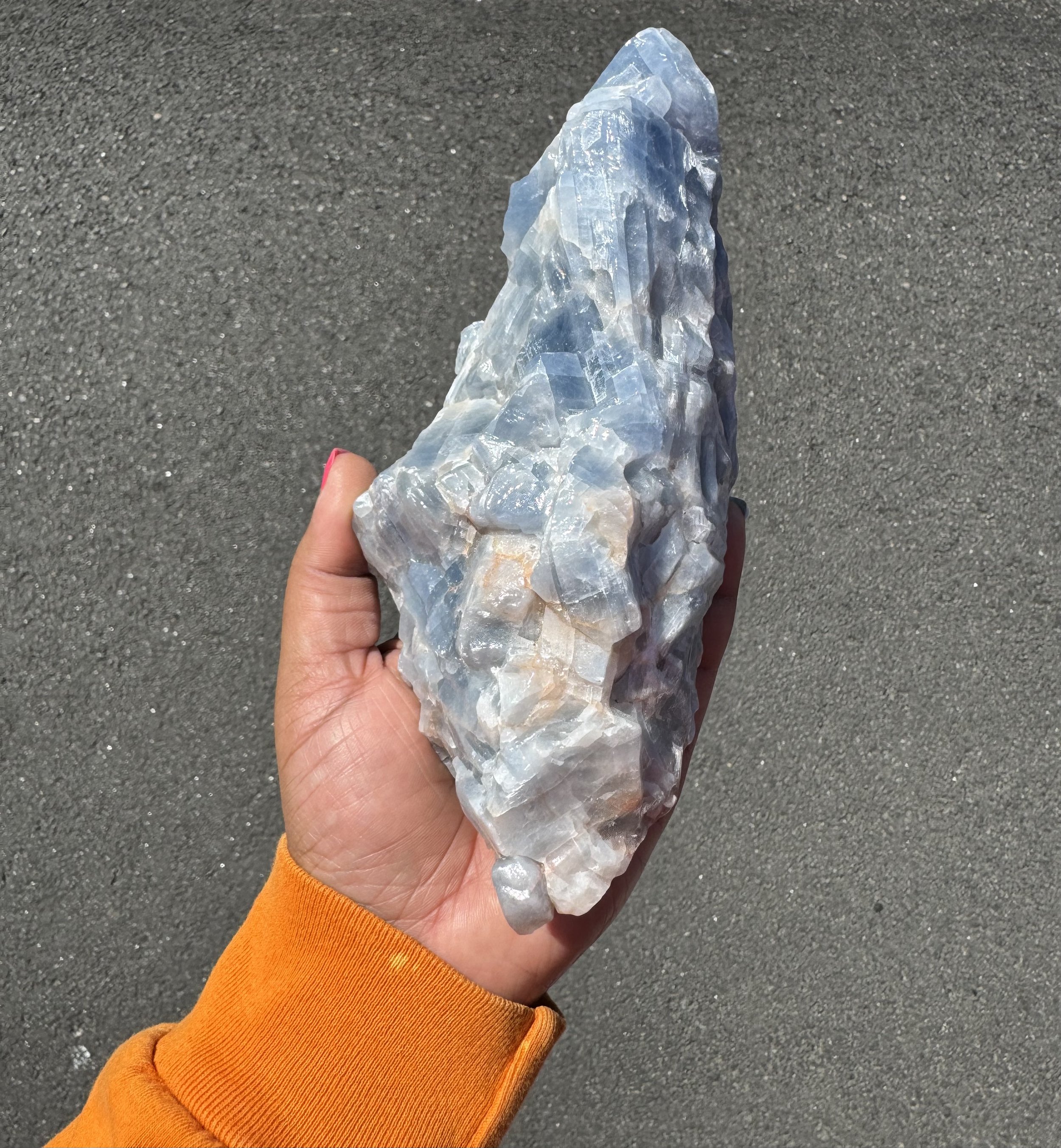 Blue Calcite Freeform Stone (NEW)