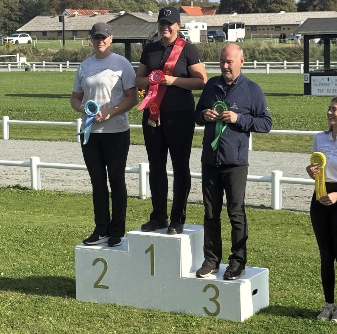 Rán og Gulla 1. plads  i p.2 til Heklas klubstævne