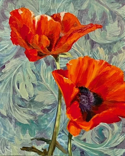 Acanthus and Poppy
