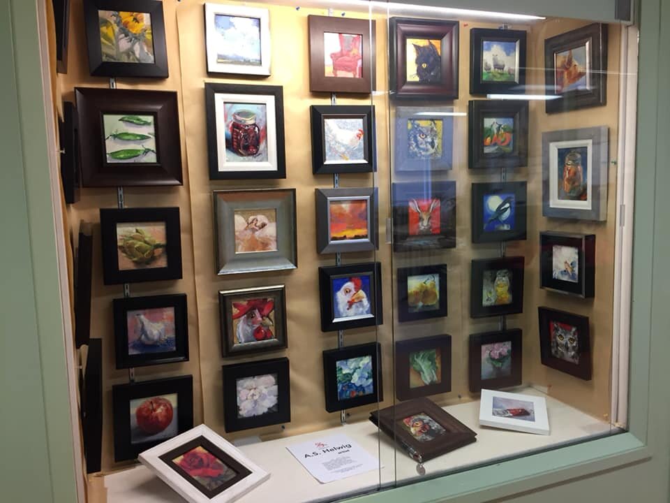  The Smalls Show at Wildflower Art Centre.  Collection of the artist.  Inquire about availability. 