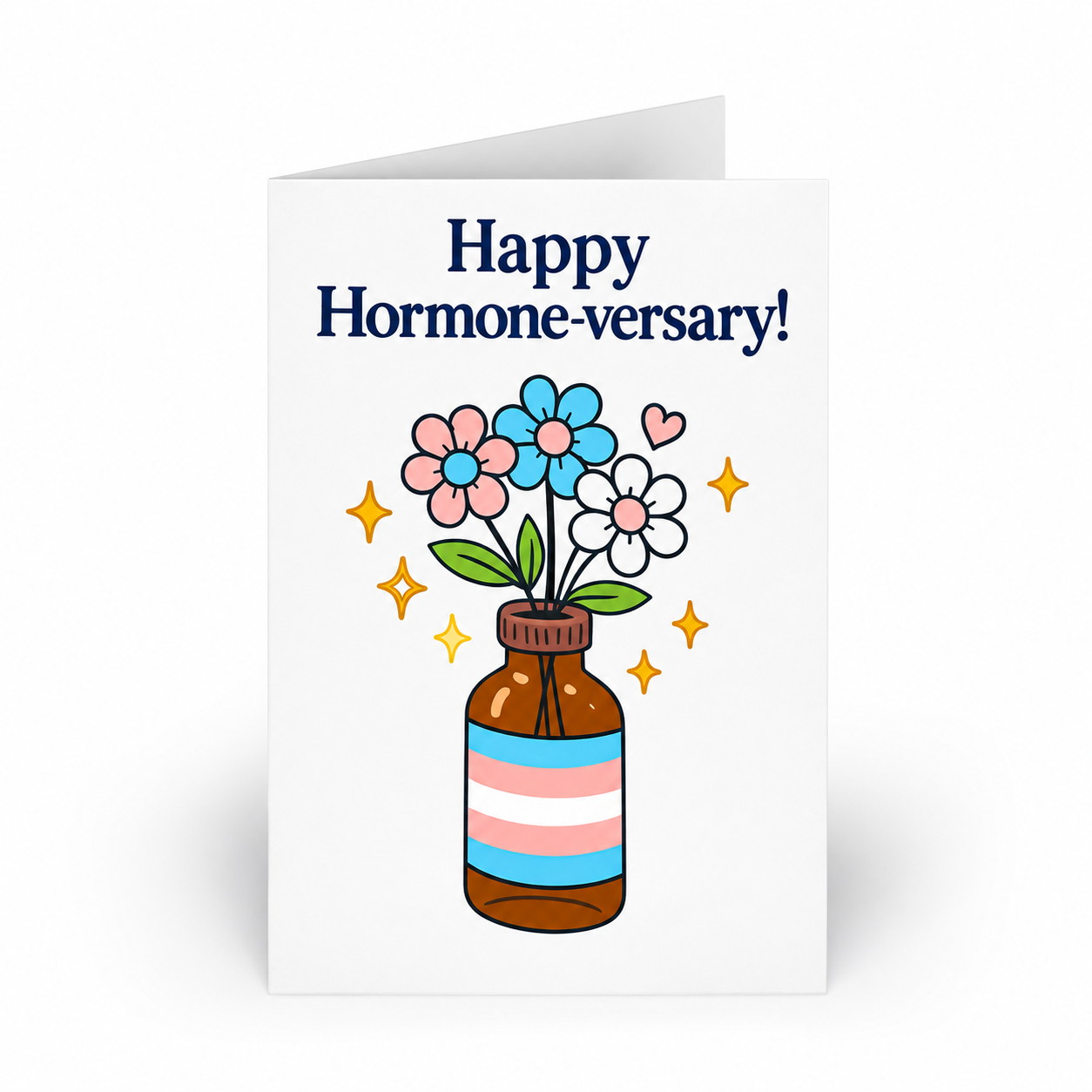 Happy Hormone-versary Card