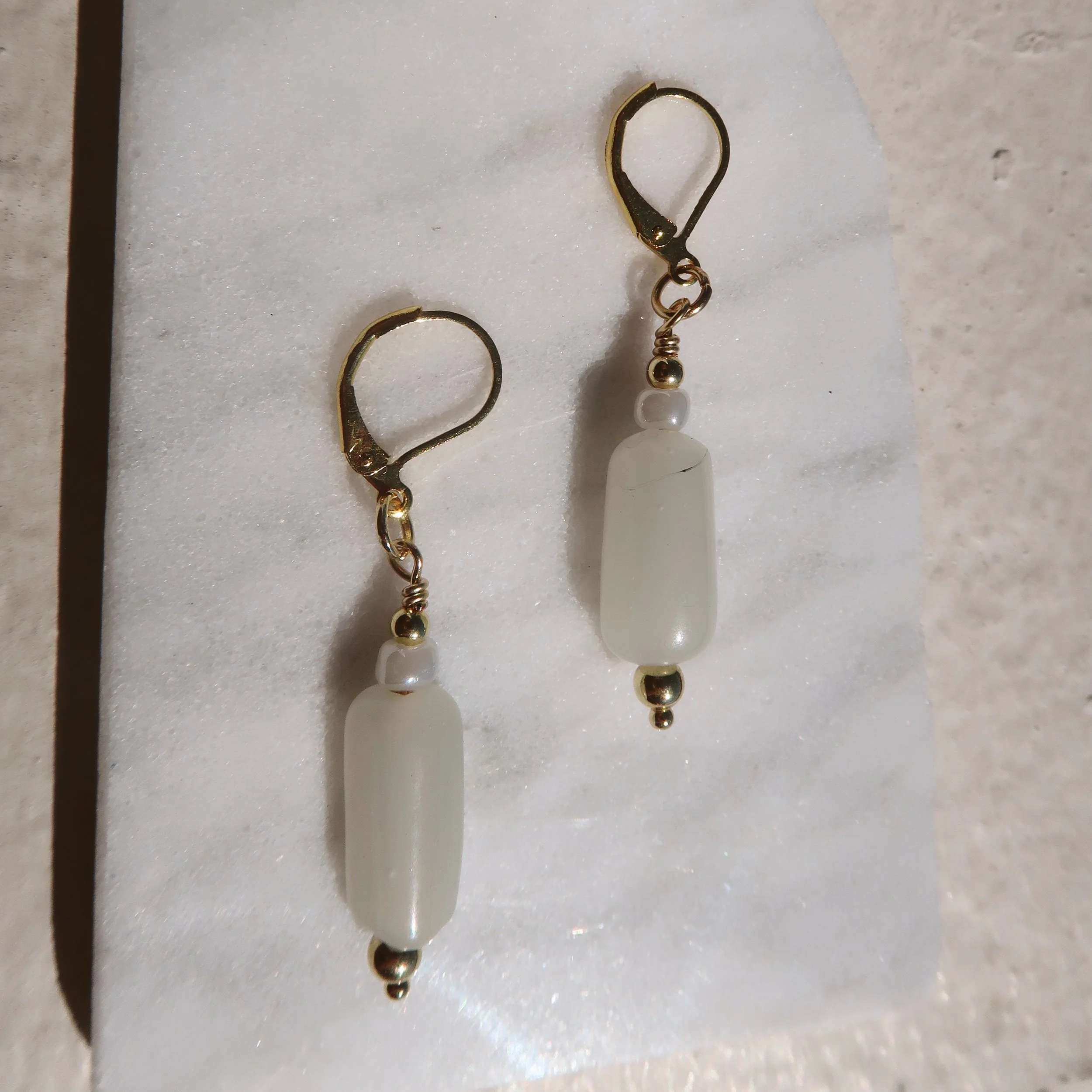 WhiteAgateEarringsonMarble.JPG