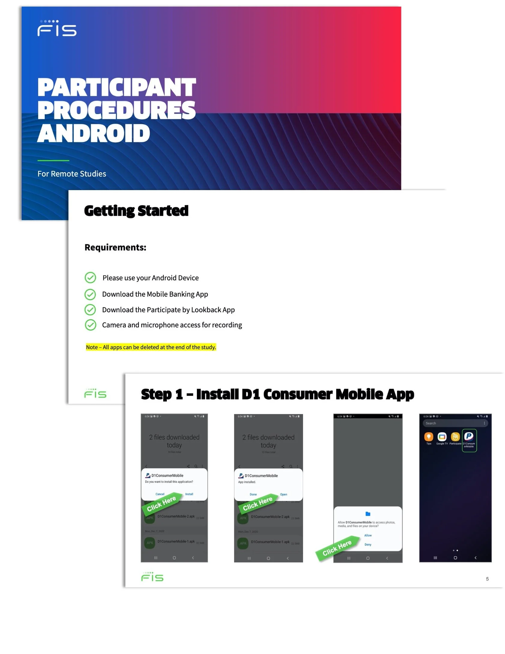 Excerpt from my participant on-boarding procedures.