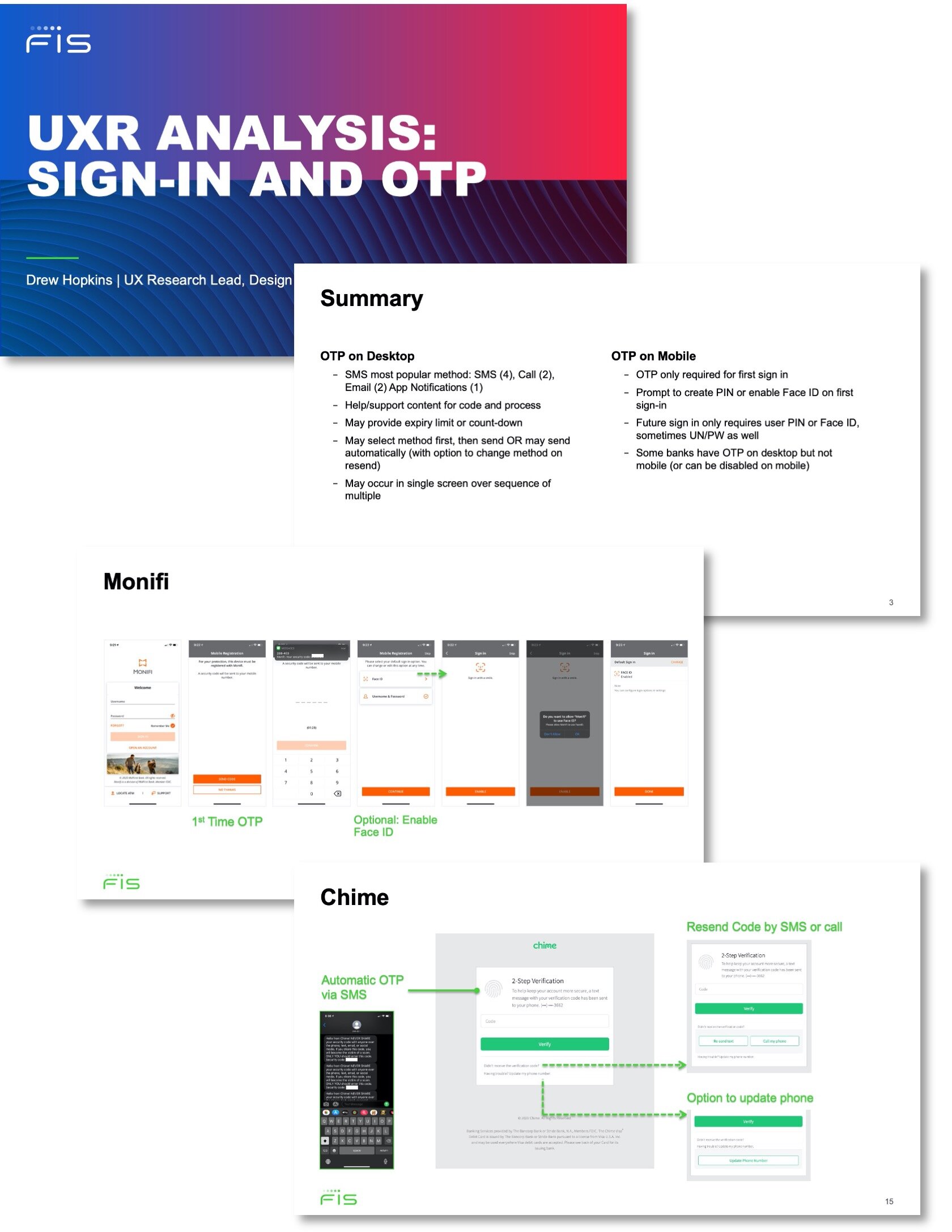 Sample of my UXR catalog on the Login Journey.  This drove simplification of the Login sequence.