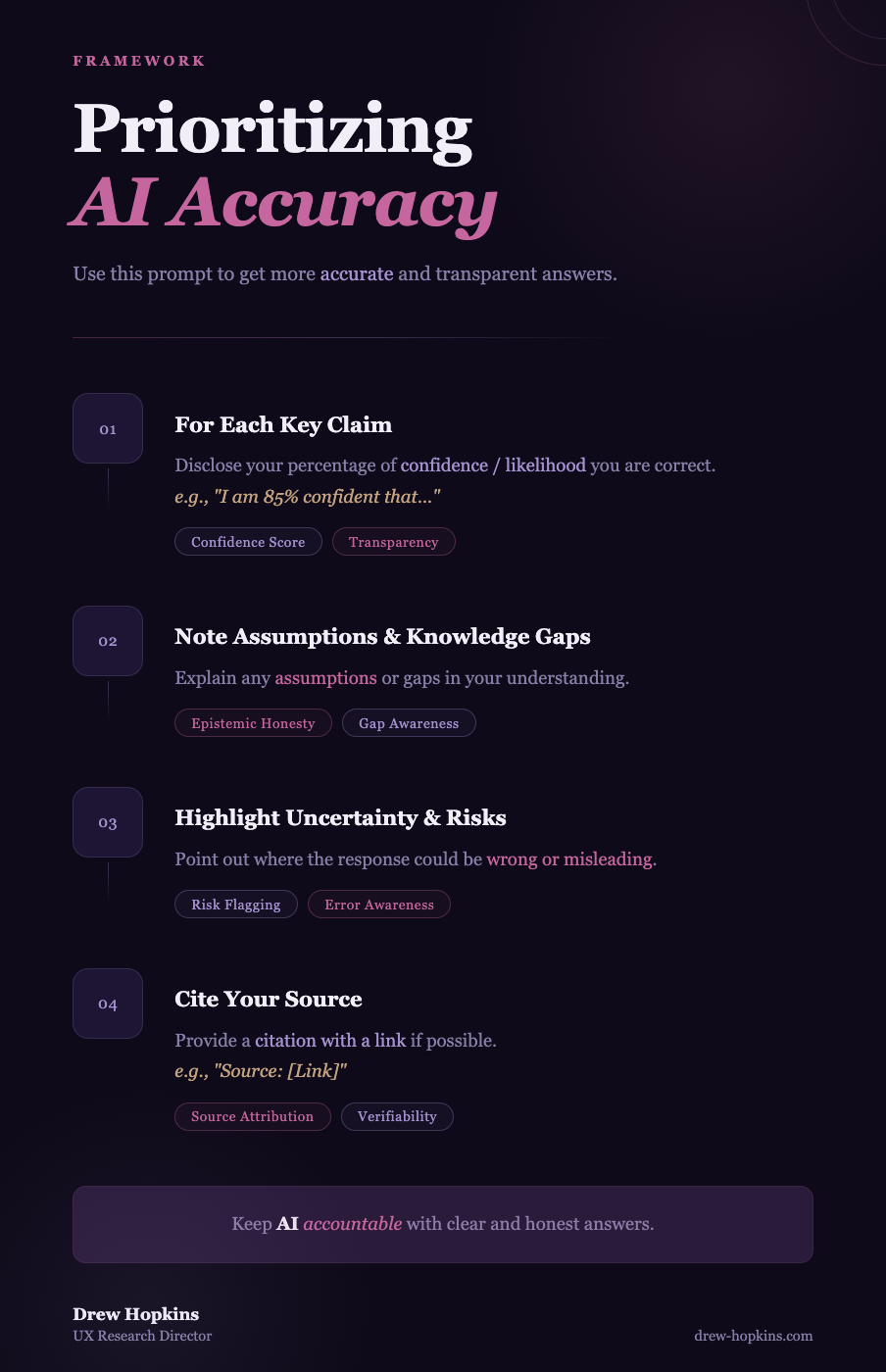 Prioritizing AI Accuracy