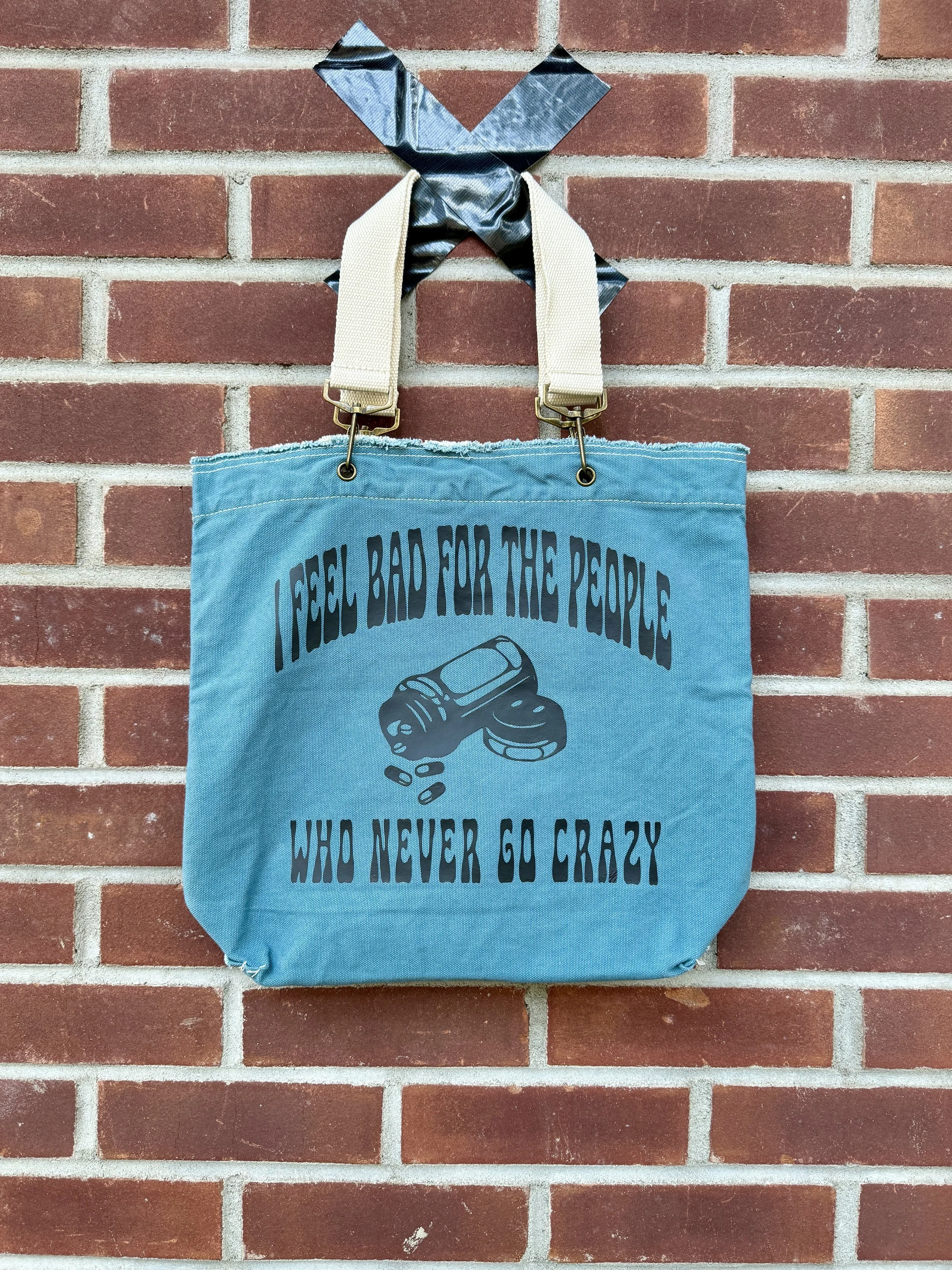 Crazy People Tote Bag