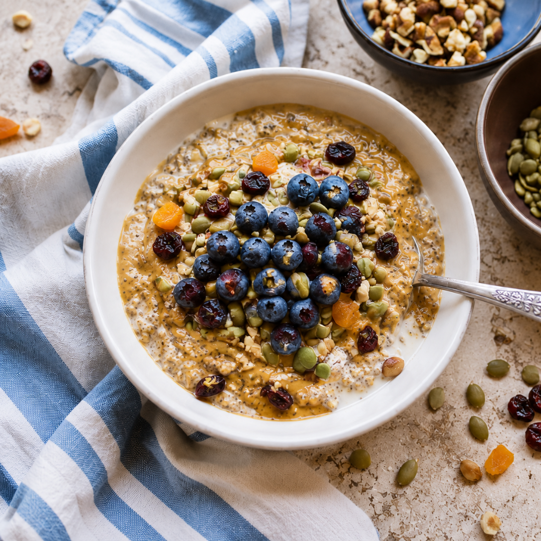 Blueberry honey pepita overnight oats.png