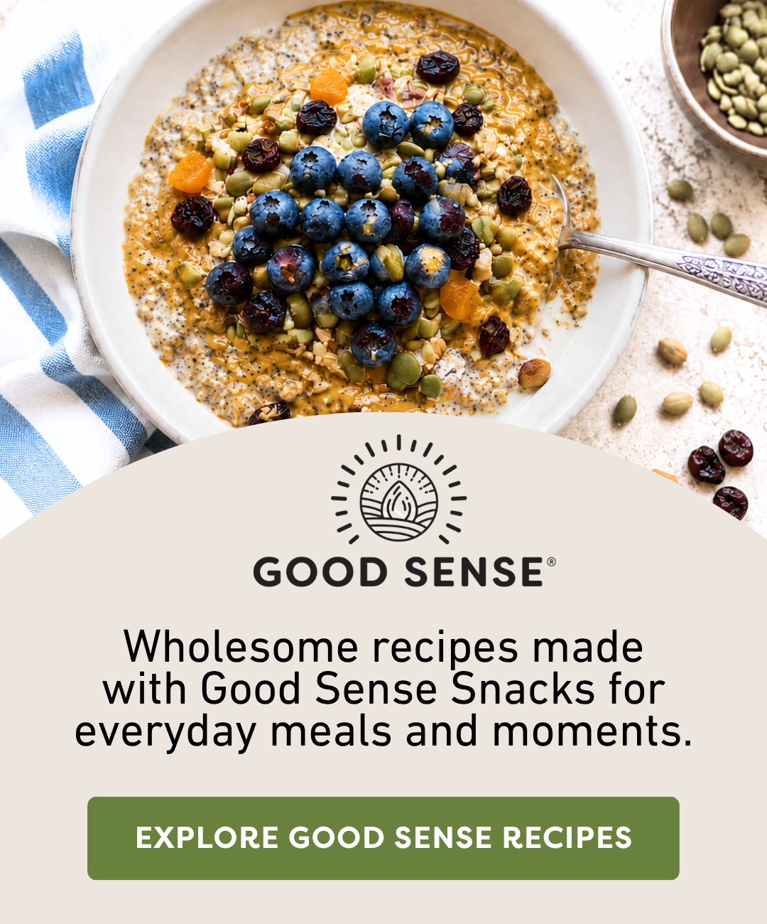GOOD SENSE SNACKS RECIPES PLACARD.png