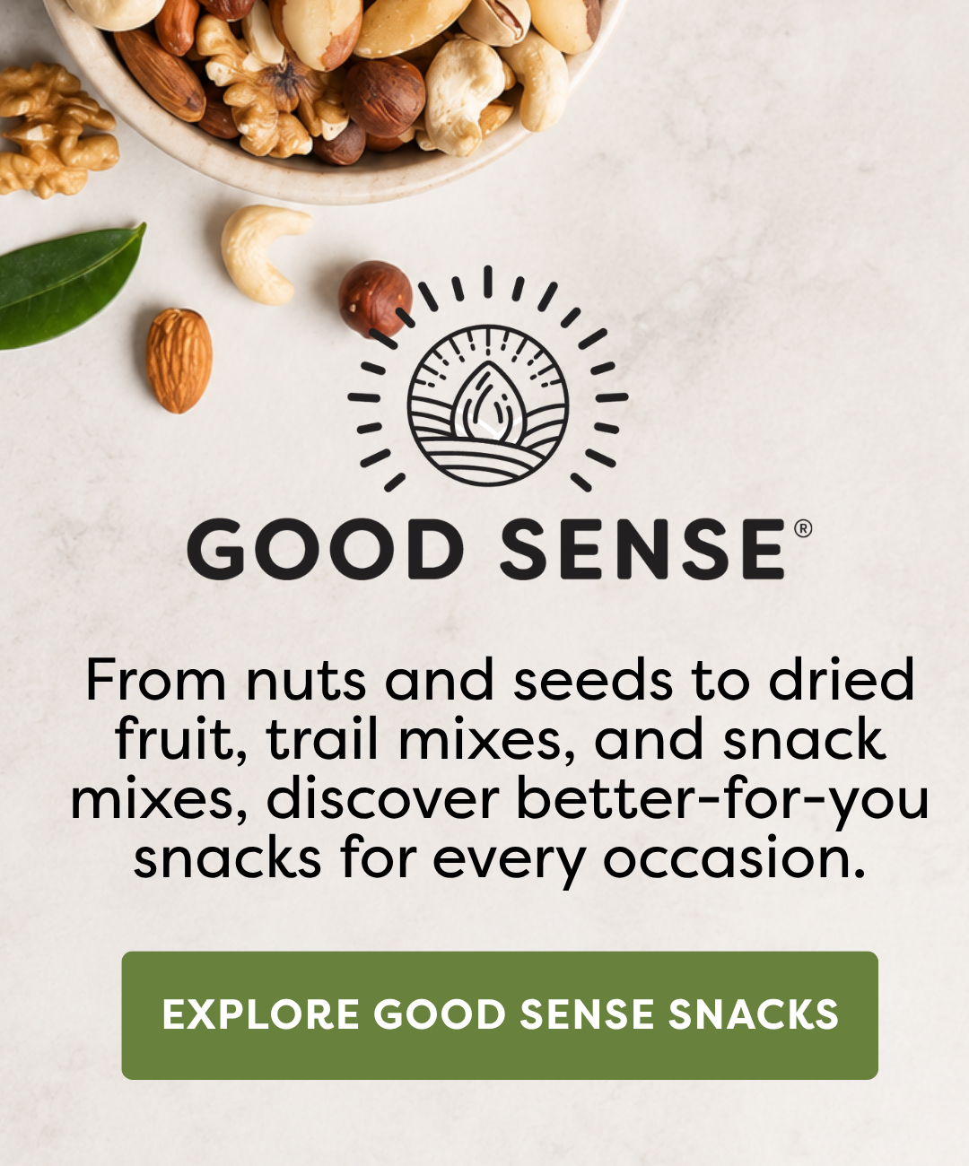 Explore Good Sense Snacks