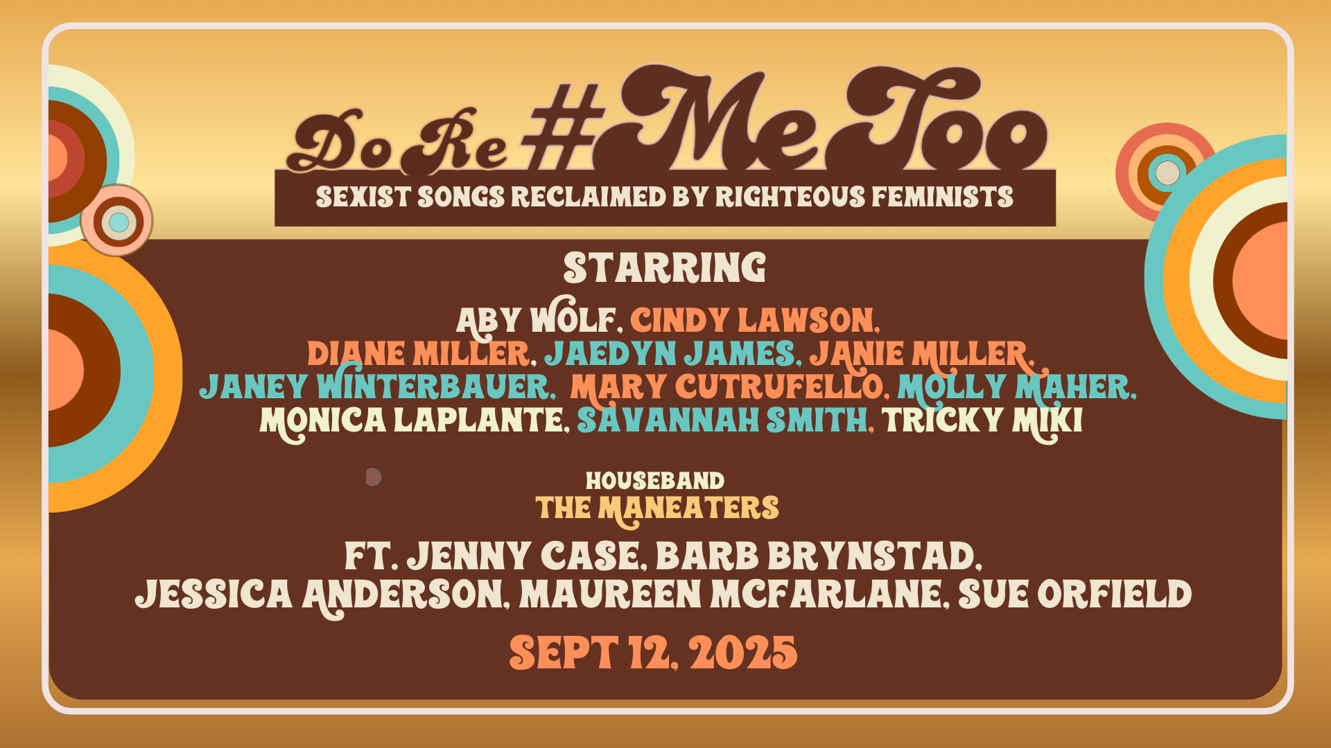 Sep. 12 - DoRe#MeToo at The Parkway