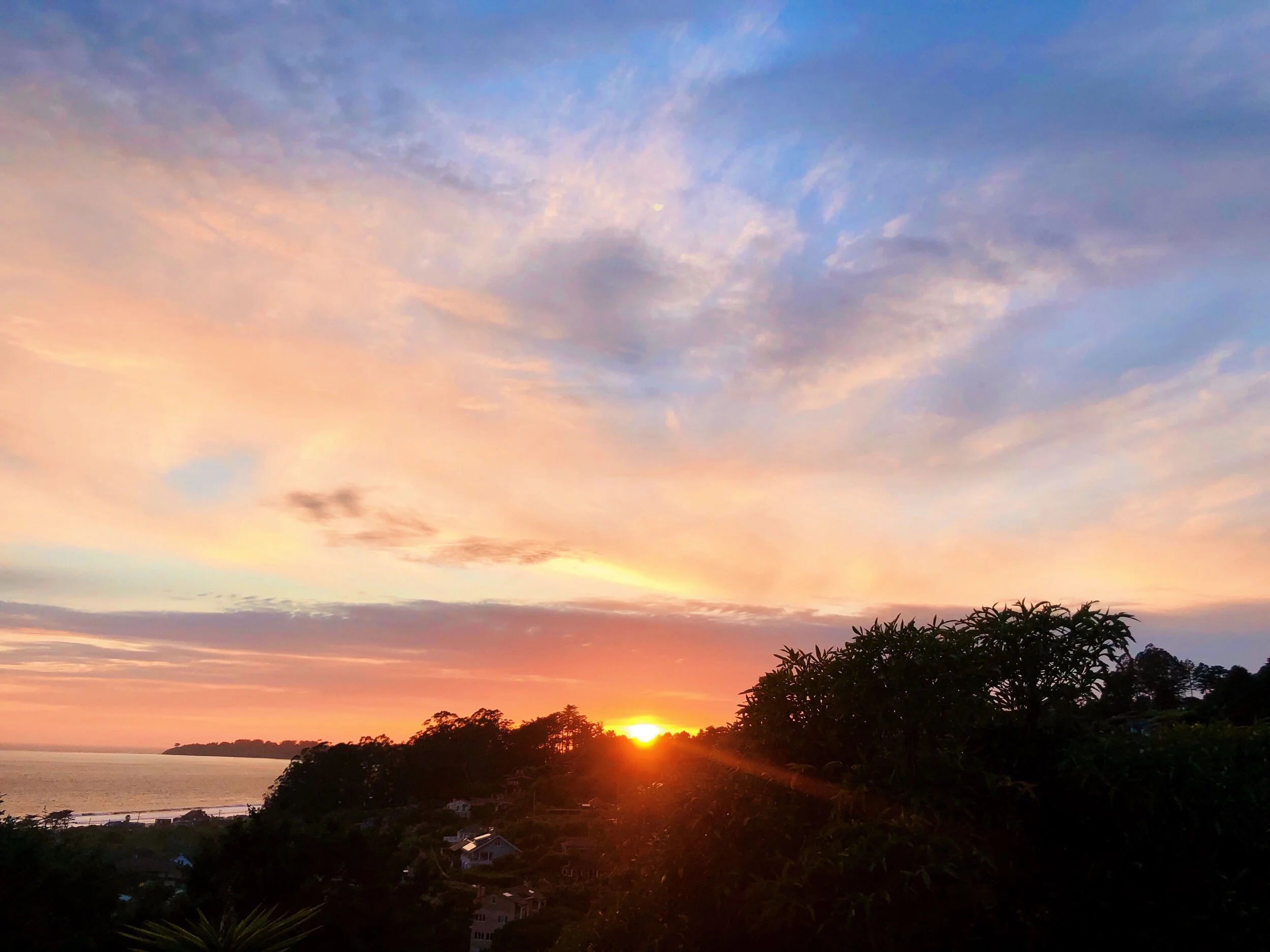 sunset from kenko retreat