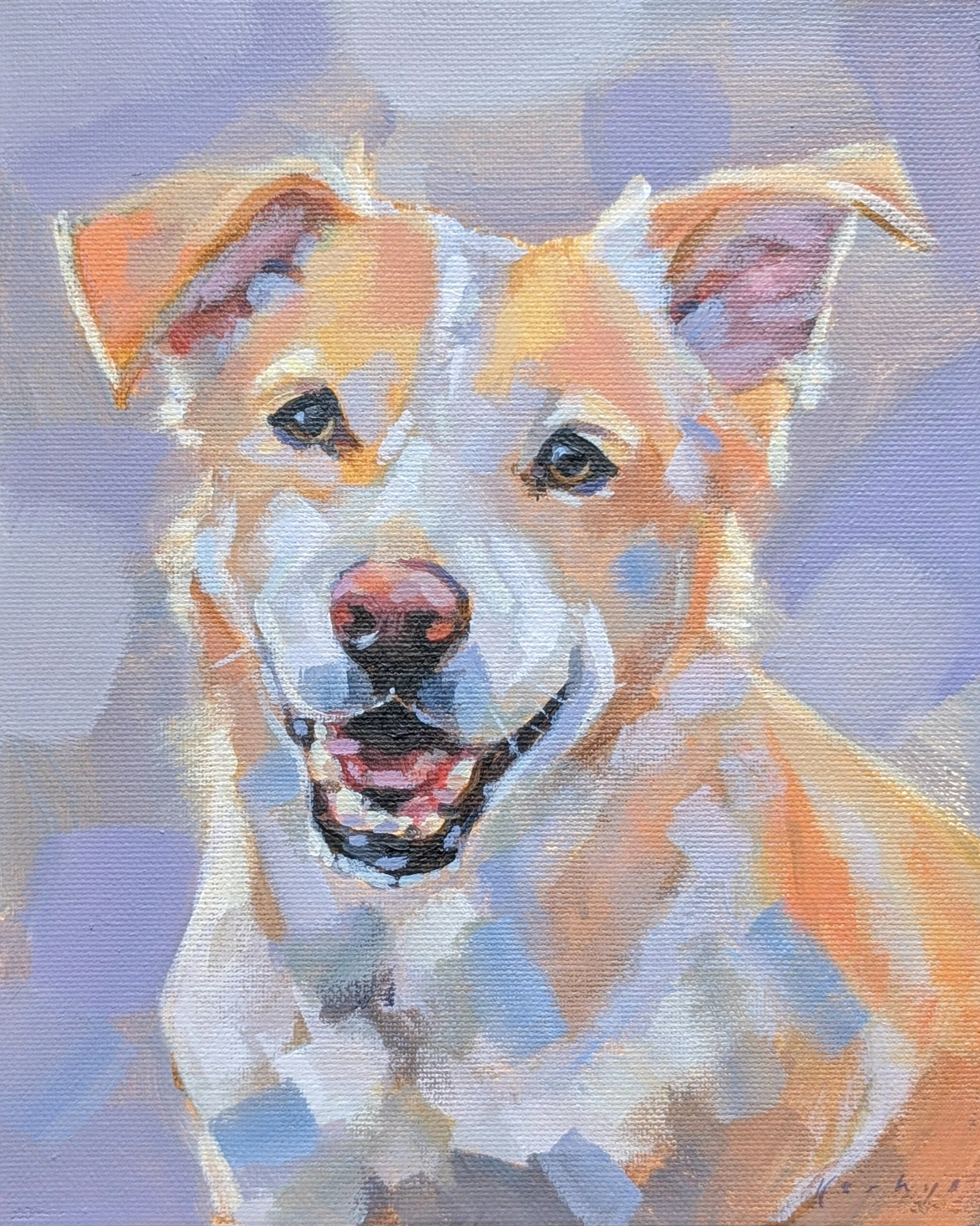 Nora, acrylic on canvas, 8x10"