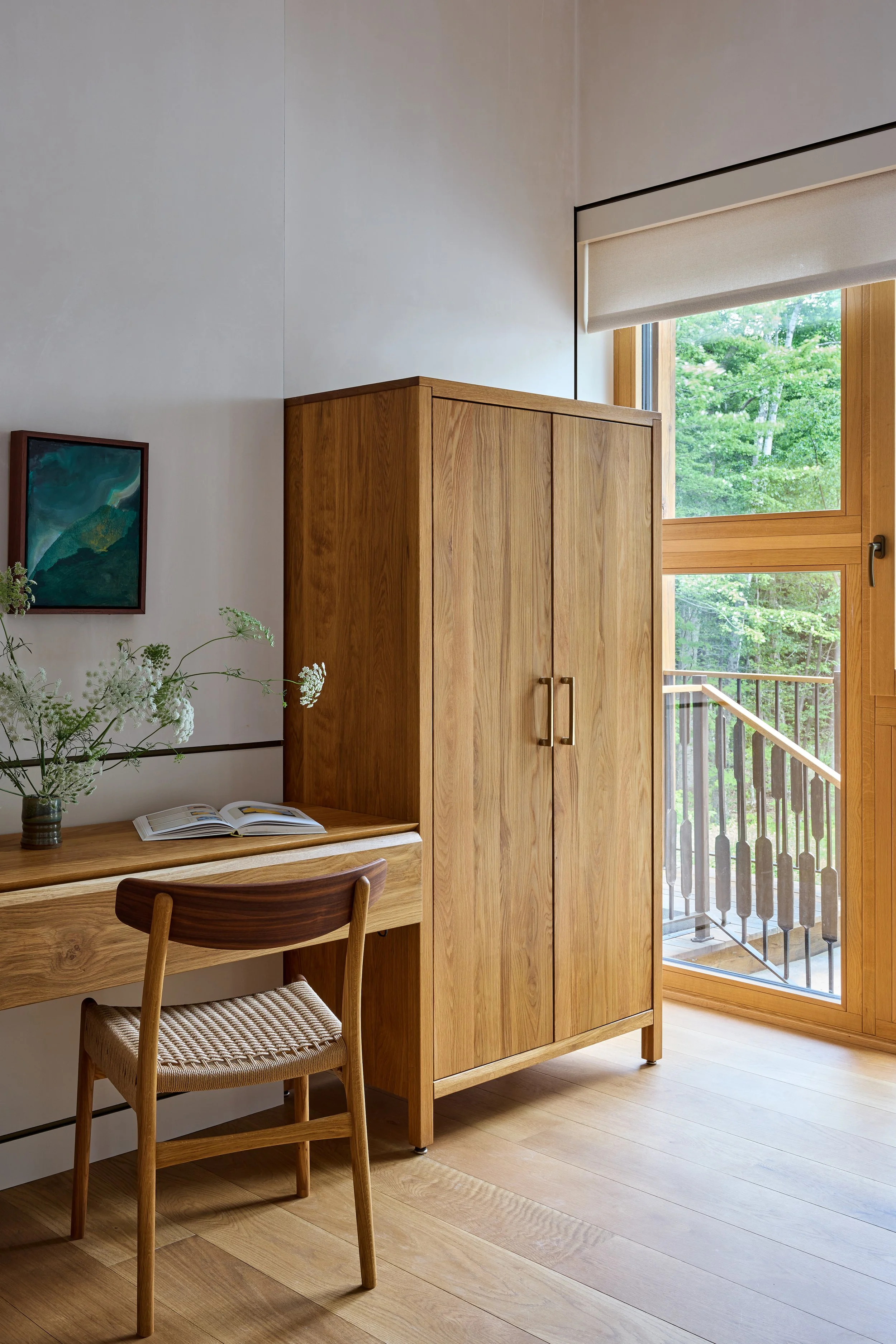 Interior styling by Gina Ciotti for a modern farmhouse in New England