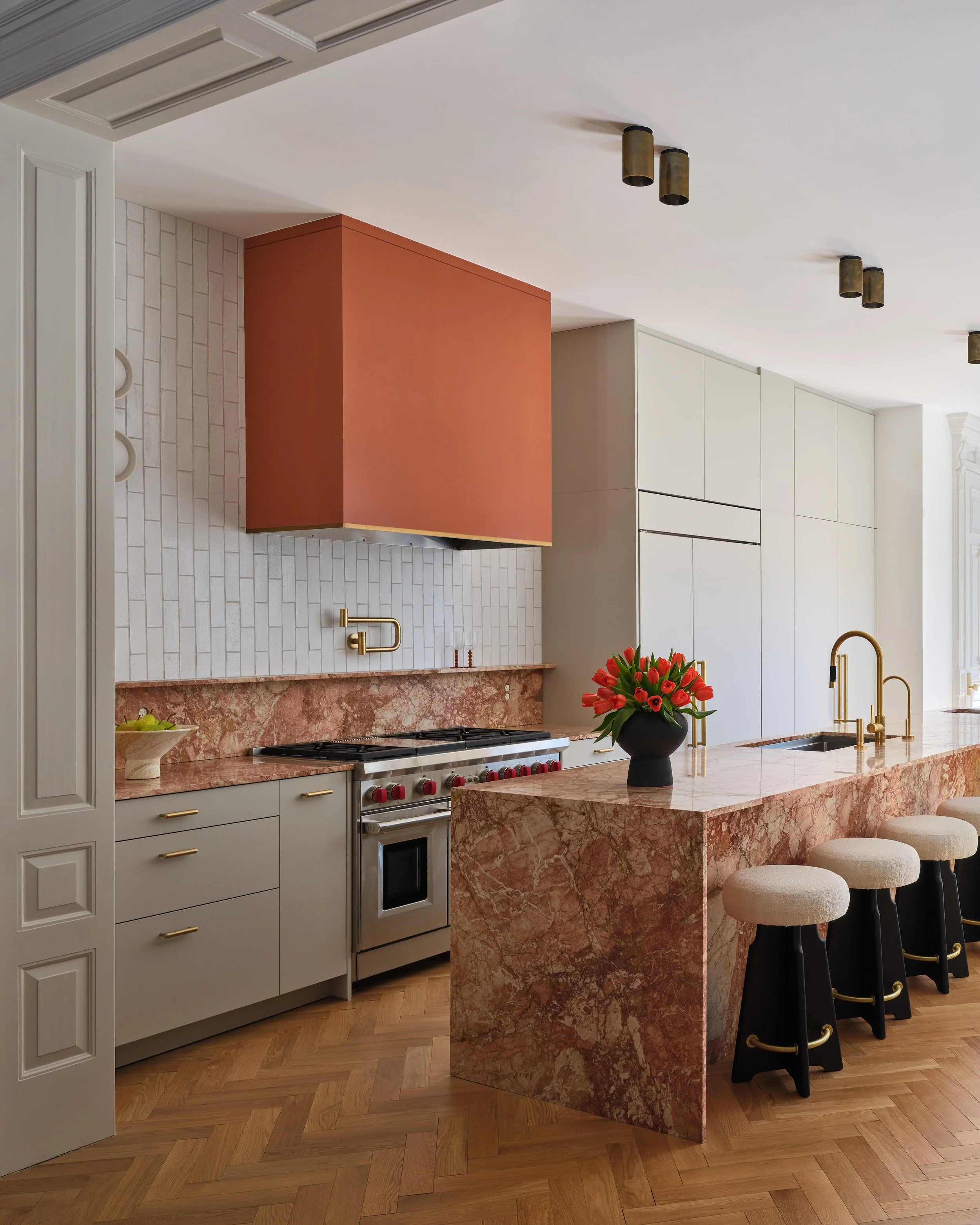 Modern Interior Styling and Floral Design by Gina Ciotti for a contemporary residence in Brooklyn New York