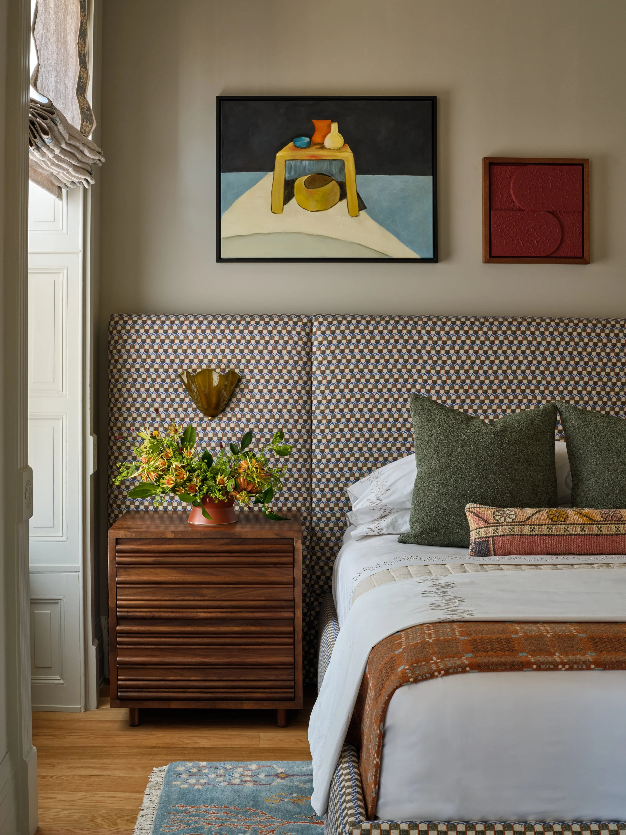 Floral and interior styling by Gina Ciotti for a residential home in Brooklyn New York