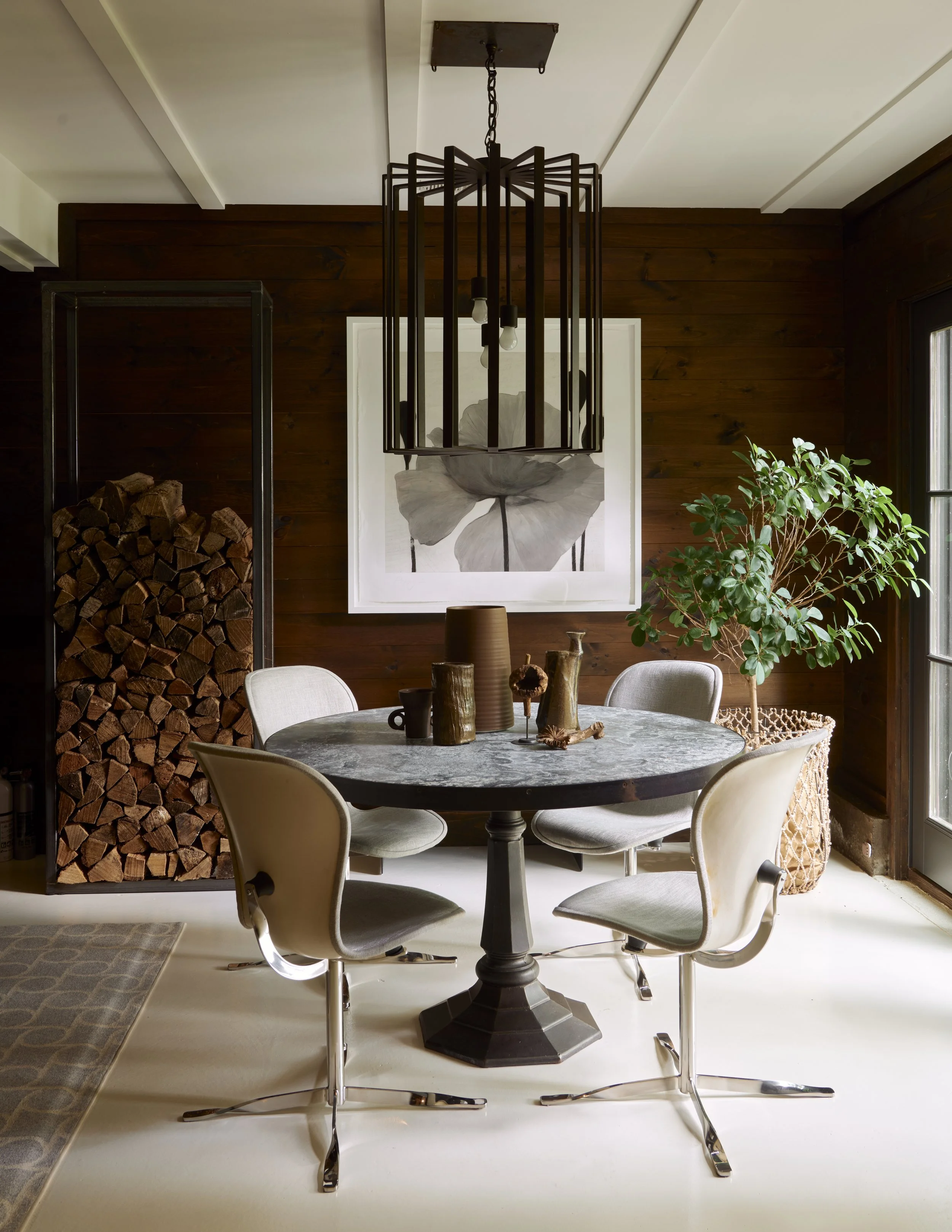 Interior styling by Gina Ciotti for a lake house in Upstate New York