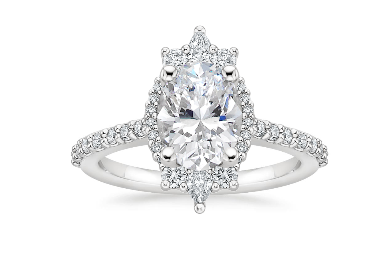 Alma Diamond Engagement Ring