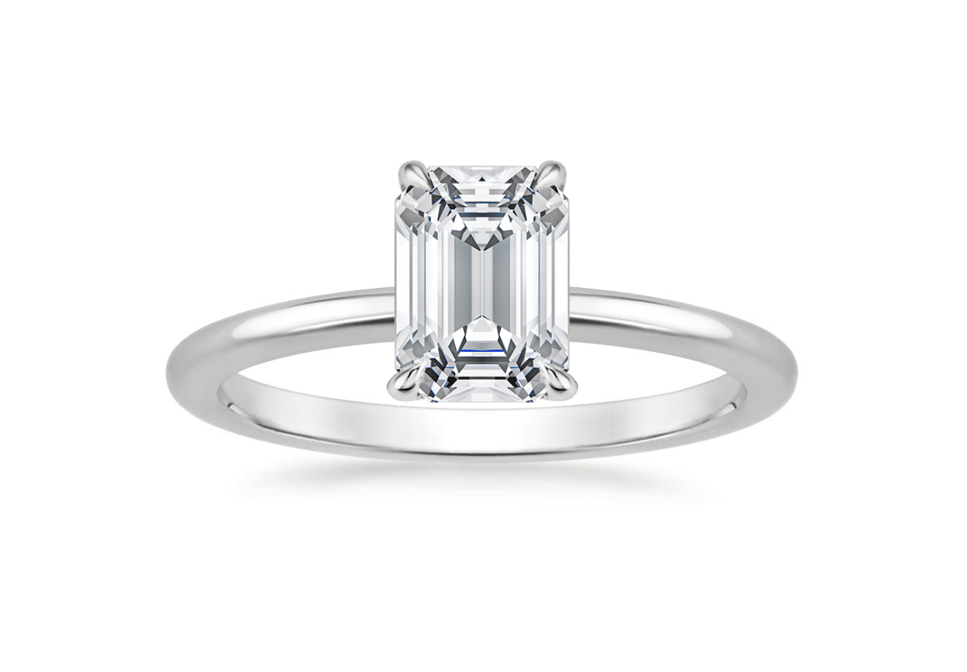 Secret Halo Diamond Engagement Ring