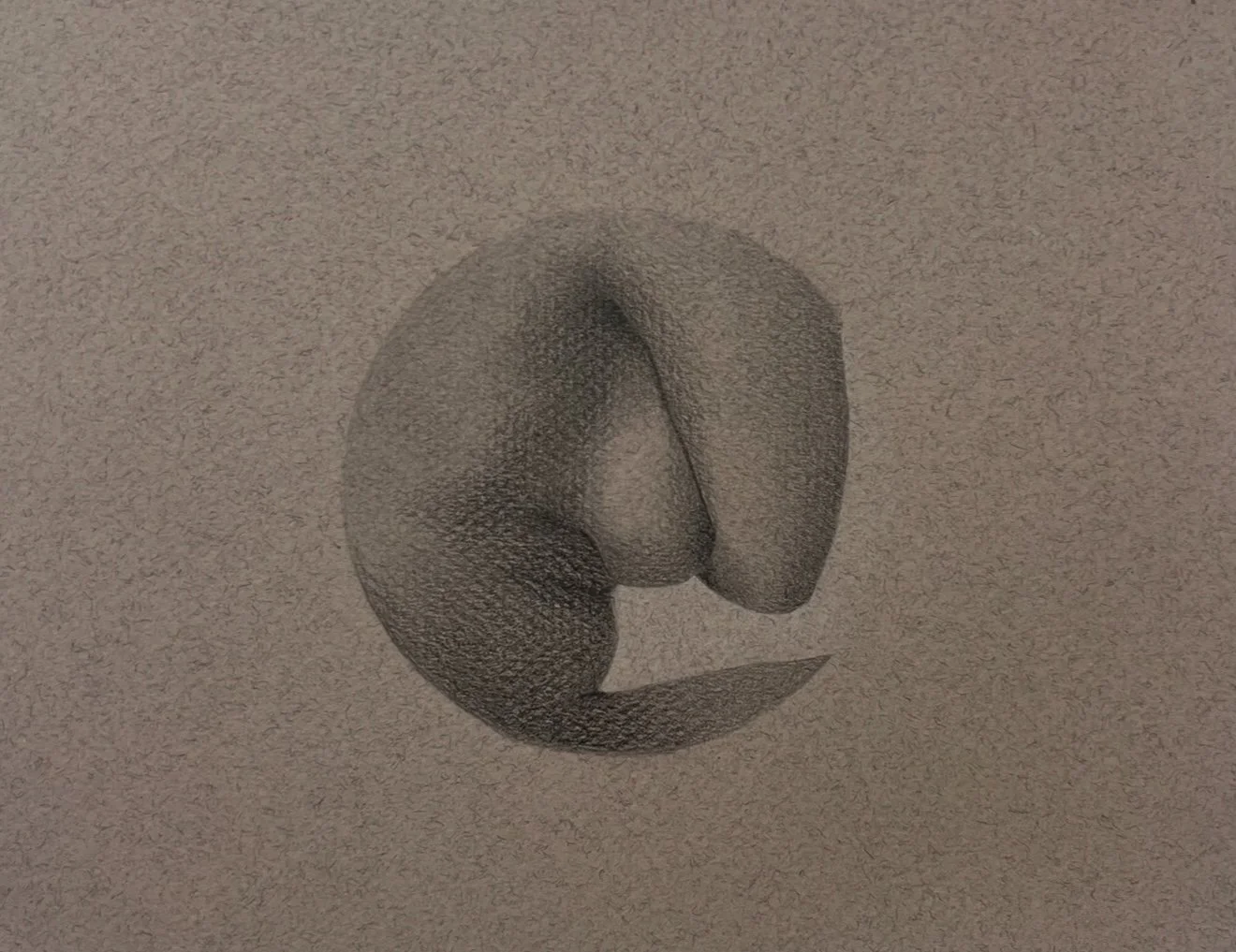   Inward Solace   Graphite on Paper  7” x 9”  2024  Available Upon Inquiry 