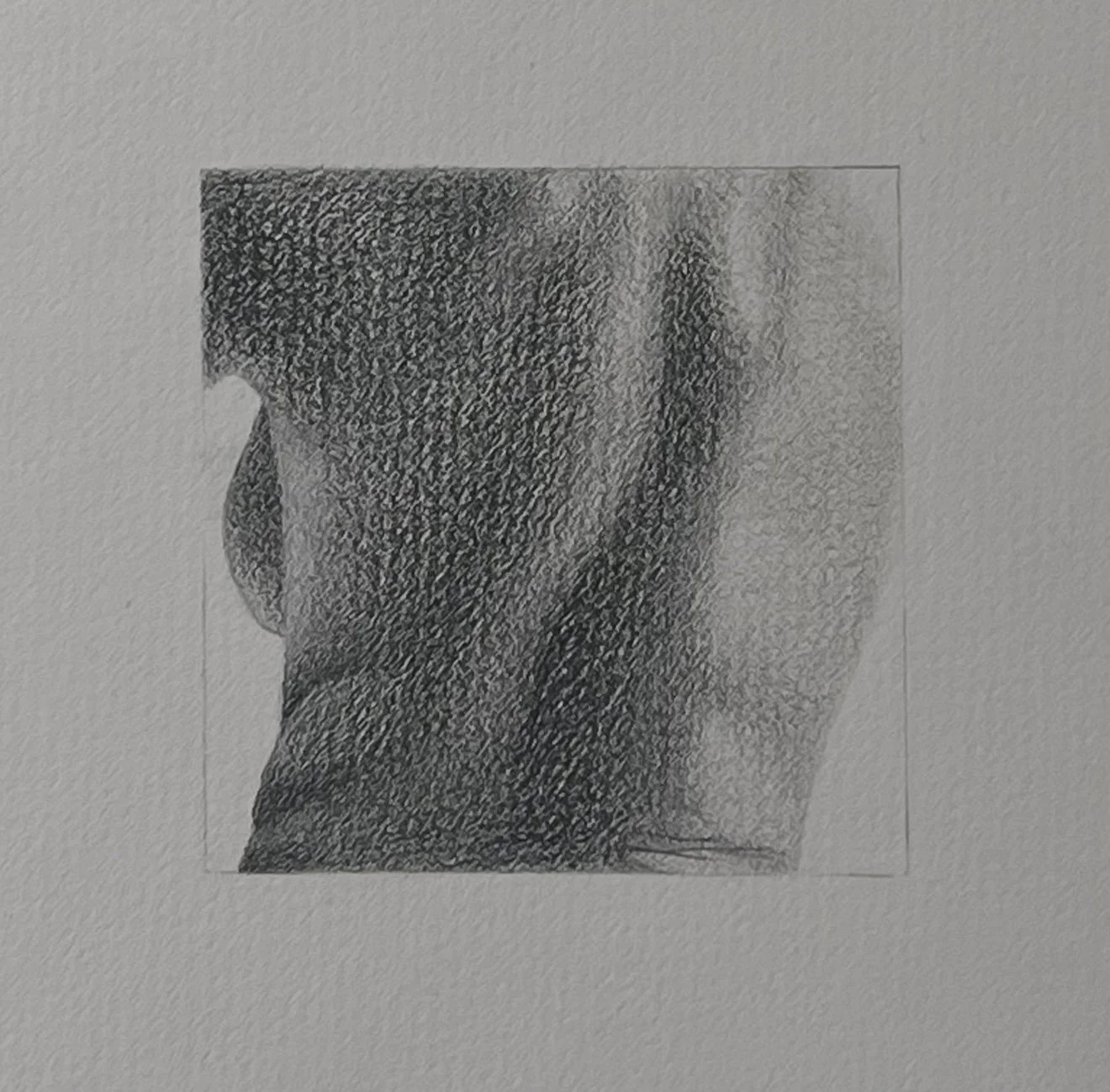   Untitled   Graphite on Paper  7 ½”  x 7 ½ “  2024  Available Upon Inquiry   