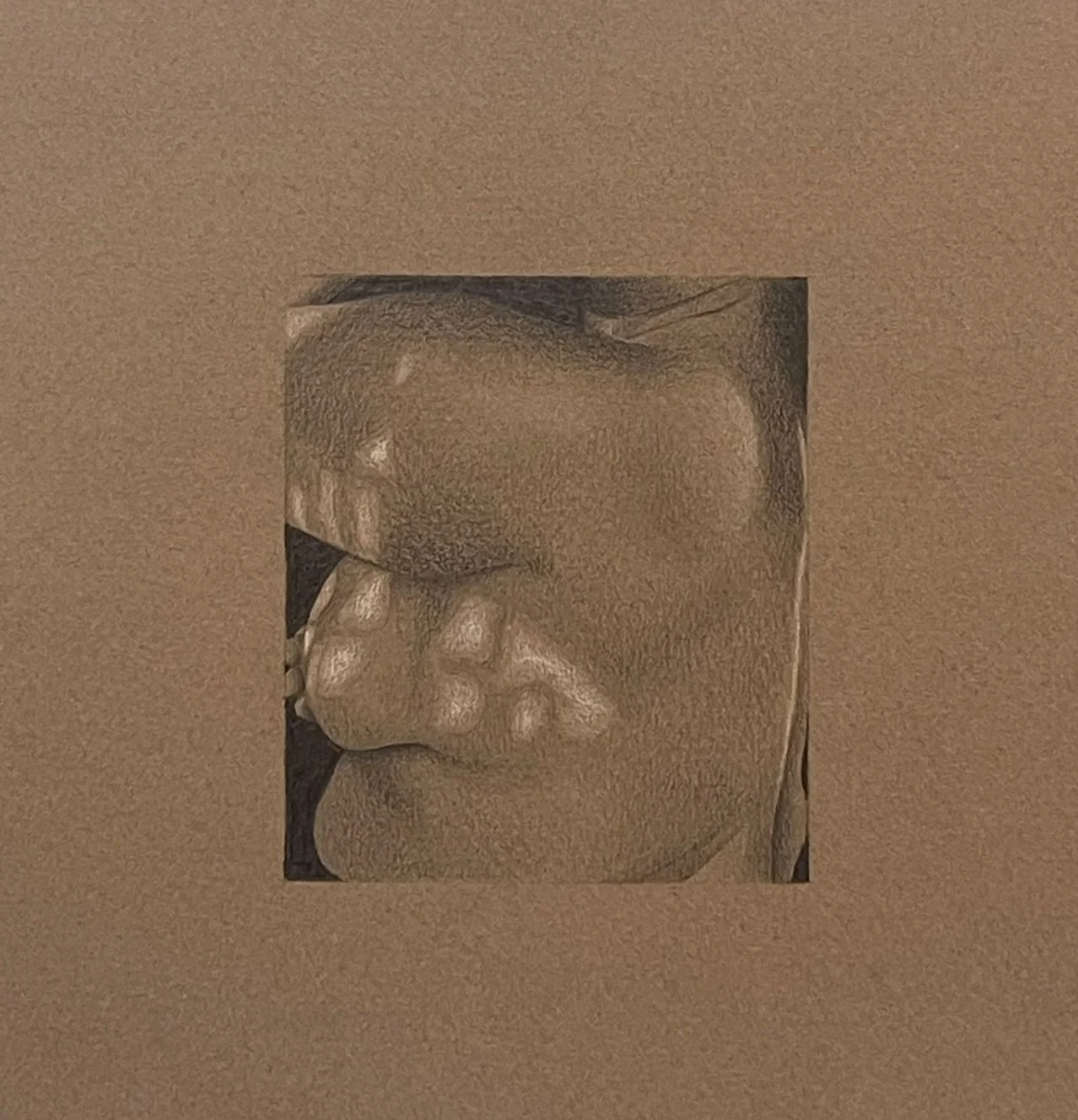   Light Becomes Her   Graphite and White Chalk on Paper  7” x 9”  2024  Available Upon Inquiry 