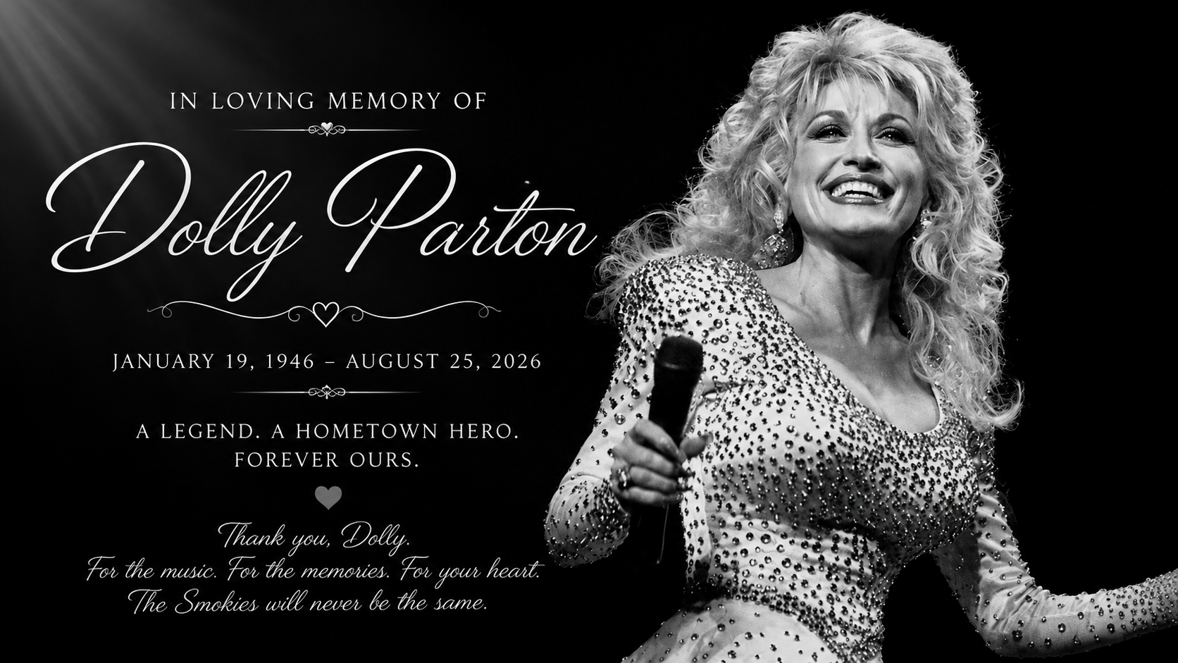 Dolly Parton, Voice and Heart of the Smokies, Dies at 80