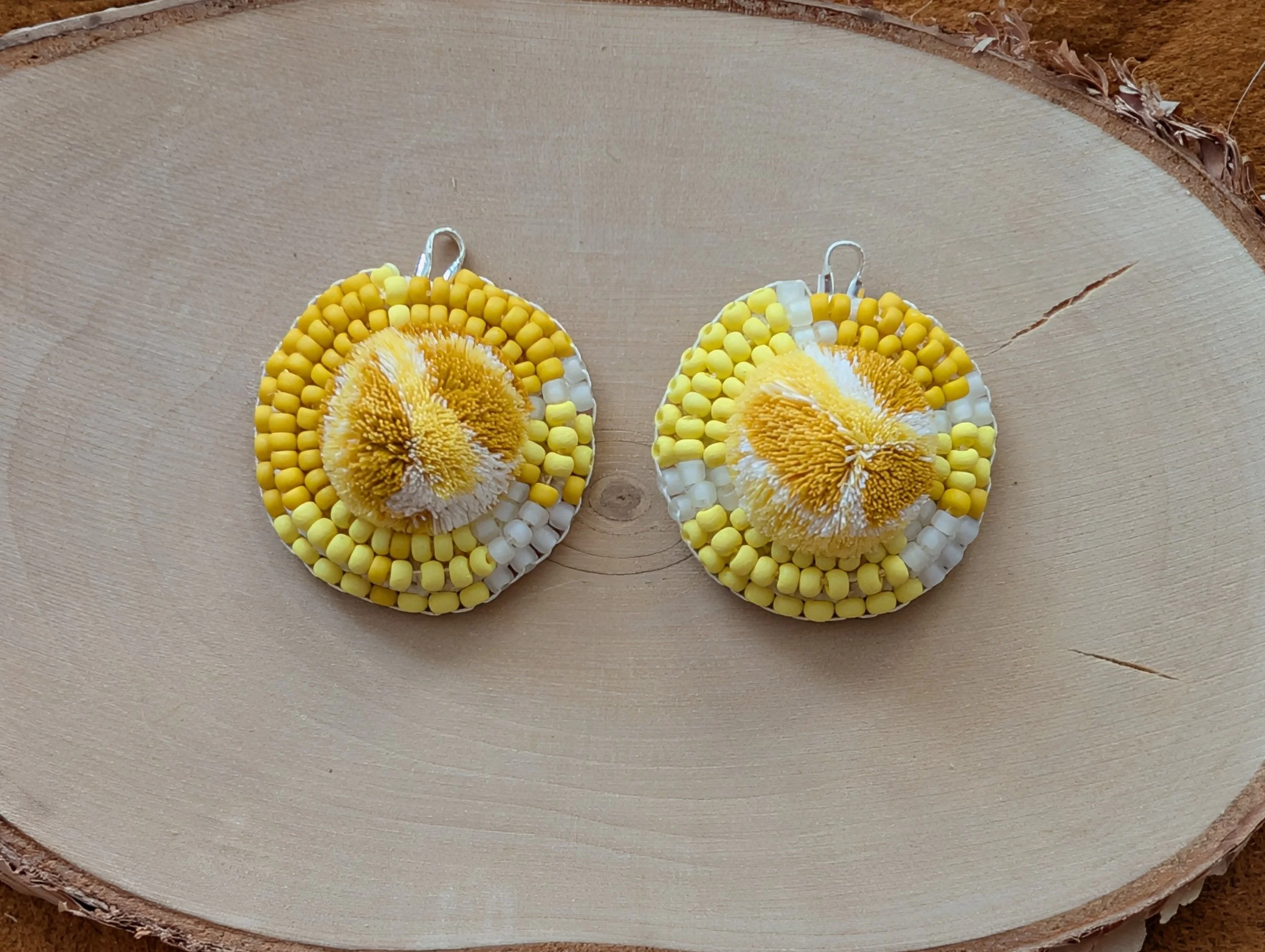 Yellow Tie dye Tufts