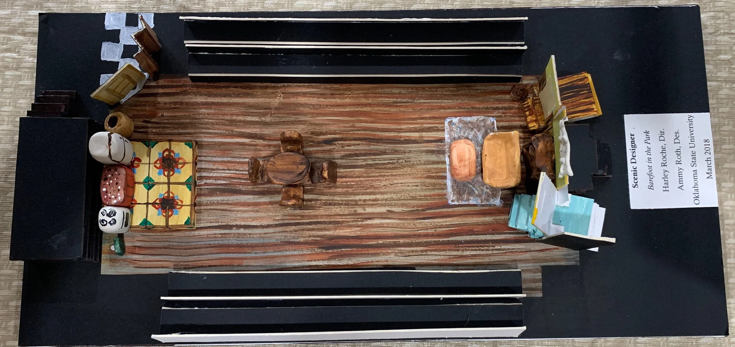 Top view of the 3D model