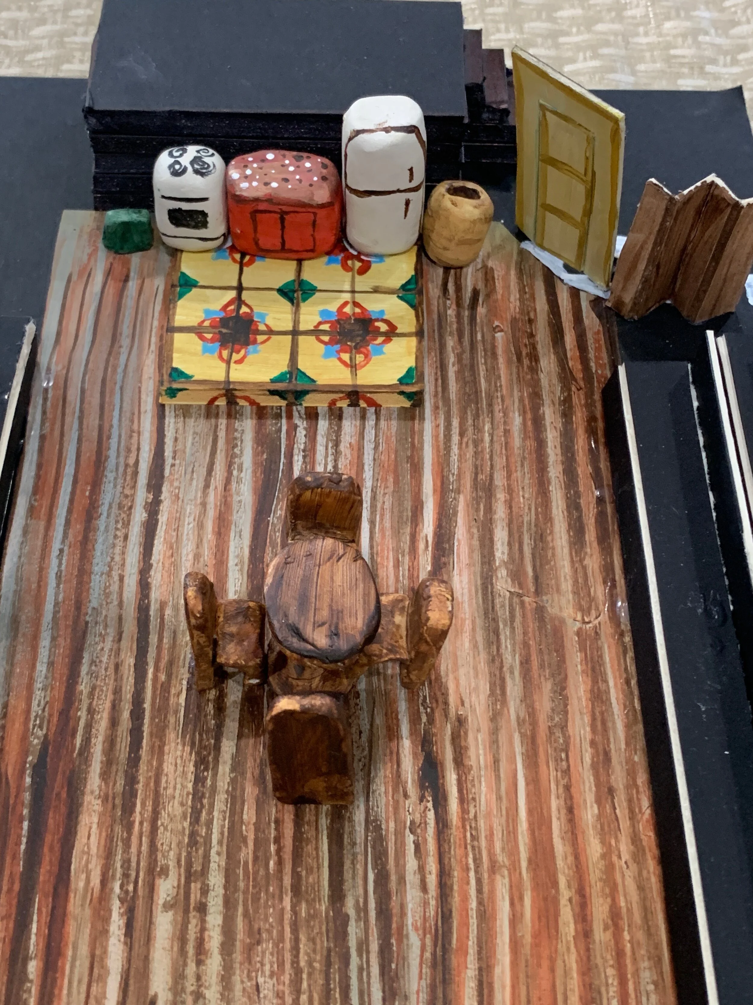 Kitchen view of the 3D model 