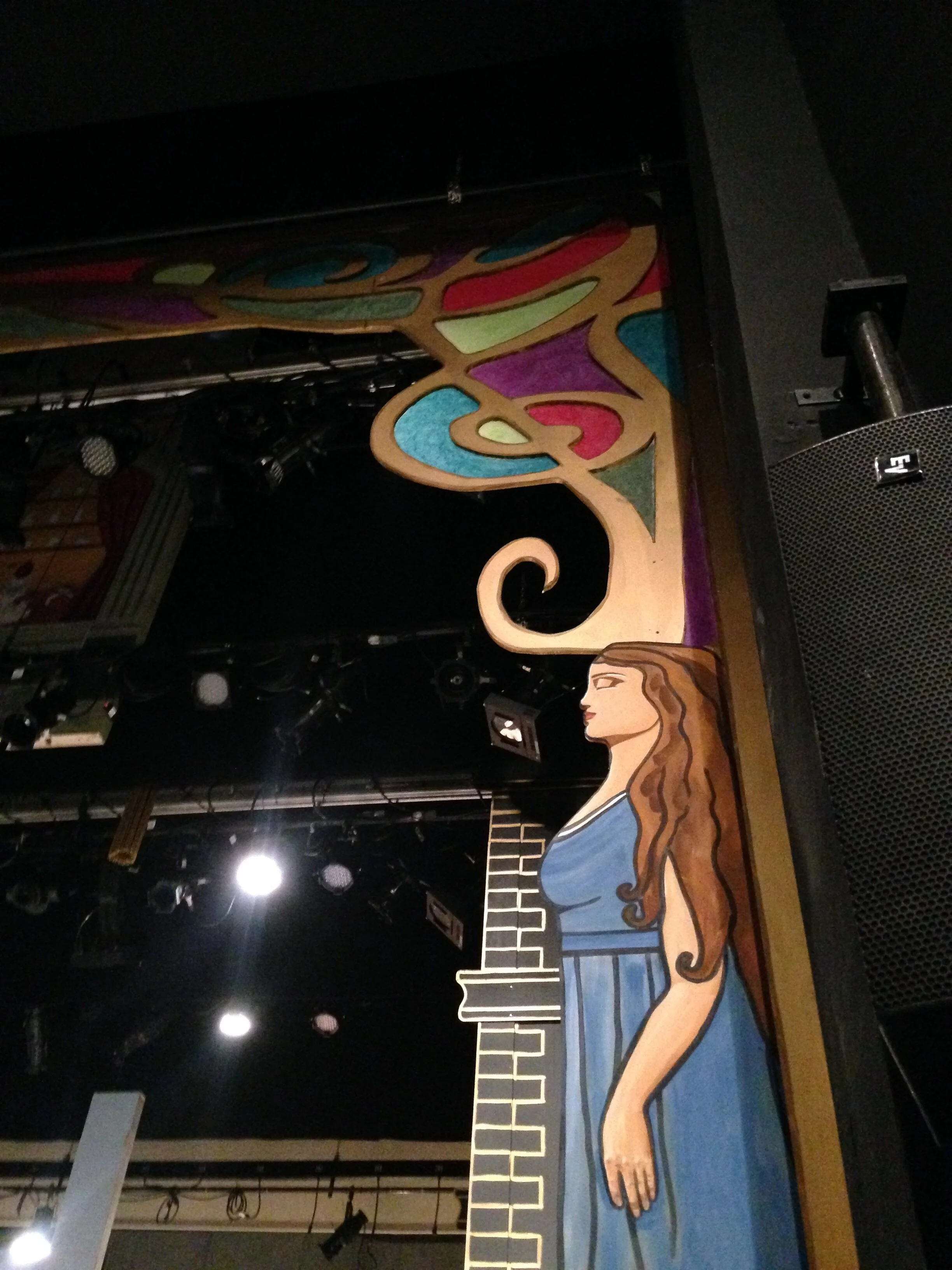 False proscenium (female figure credit to Maggie Gayle)